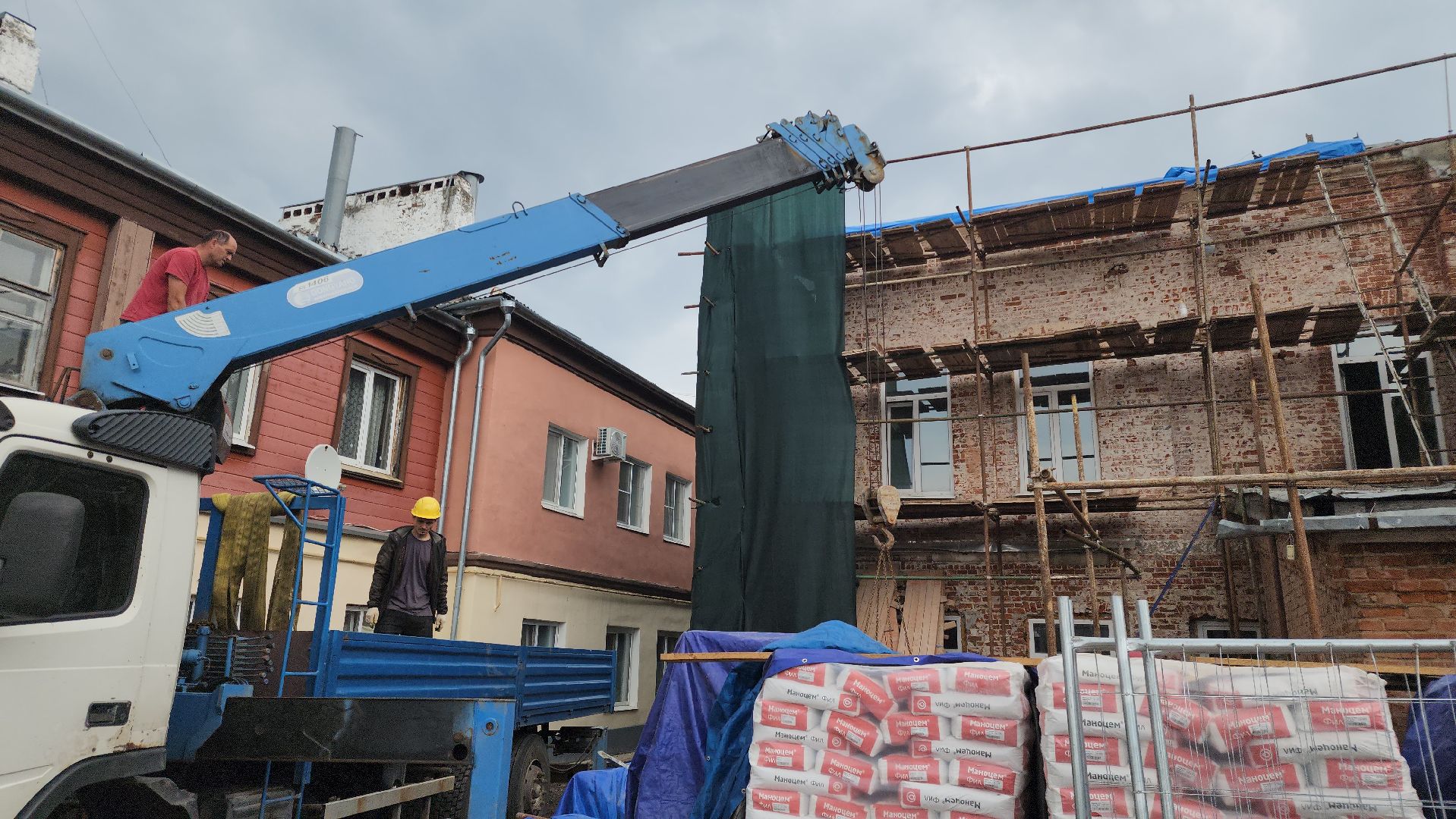 Зарайск, Реставрация музыкальной школы, Капремонт музыкальной школы в Зарайске, Благоустройство,