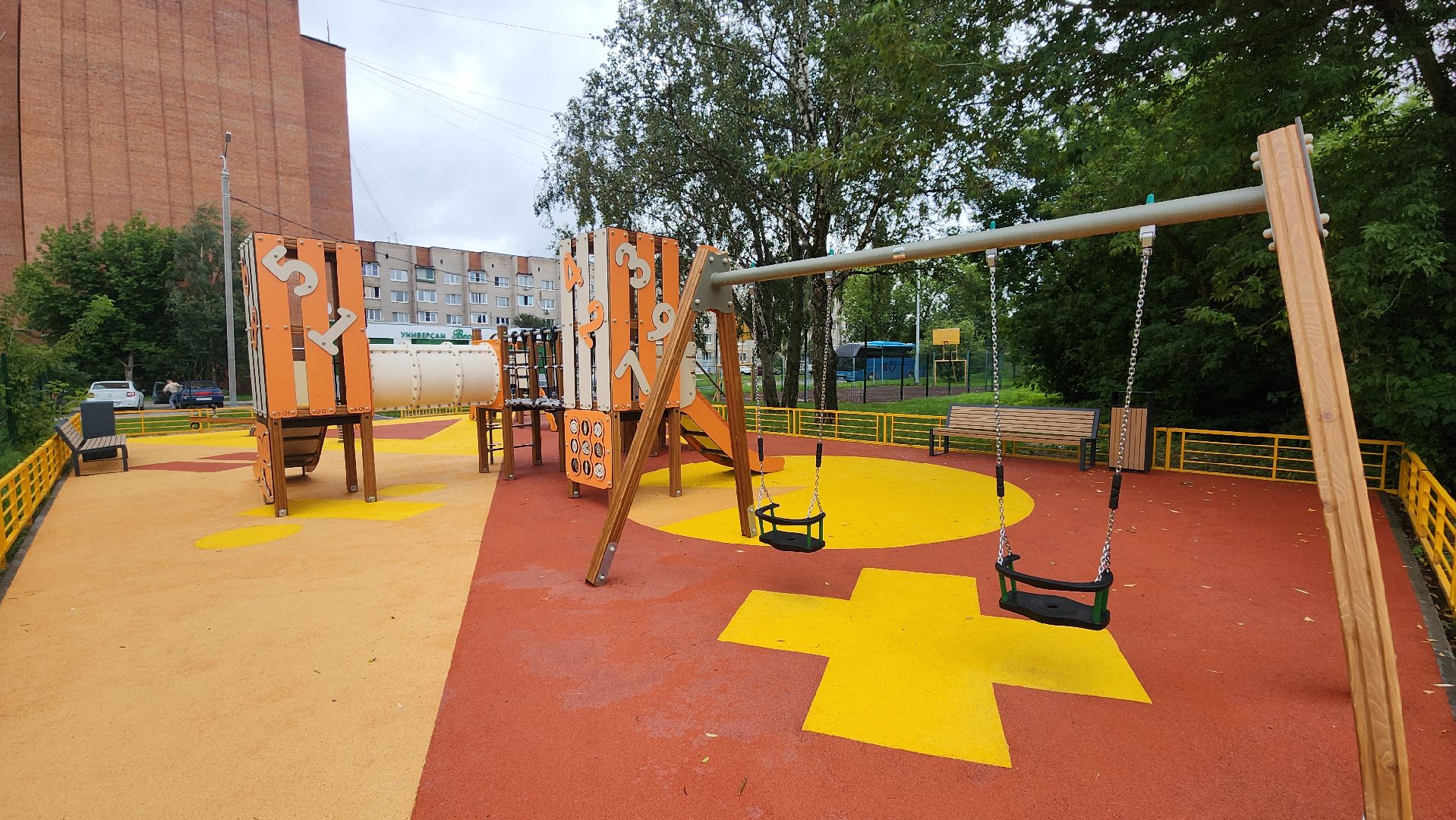 серпухов, подмосковье, детская площадка,