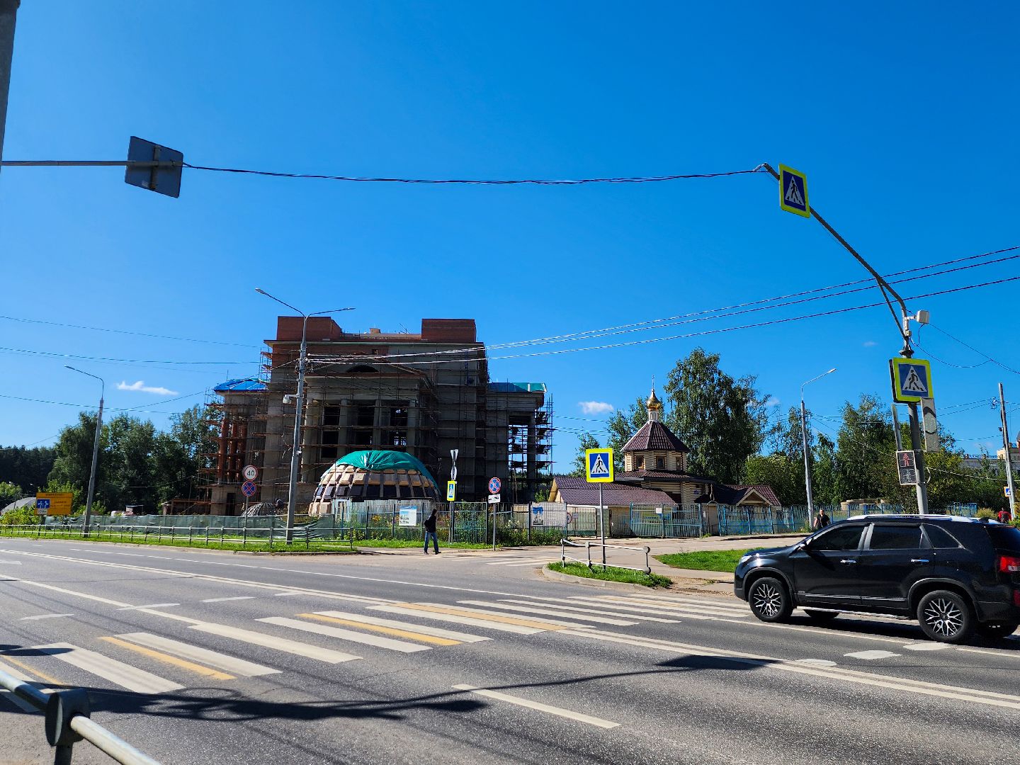 Подольск, Никольский храм в Кузнечиках, строительство храма,