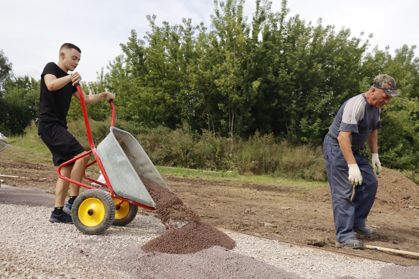 зарайск, строительство, тротуар,  благоустройство 2025,