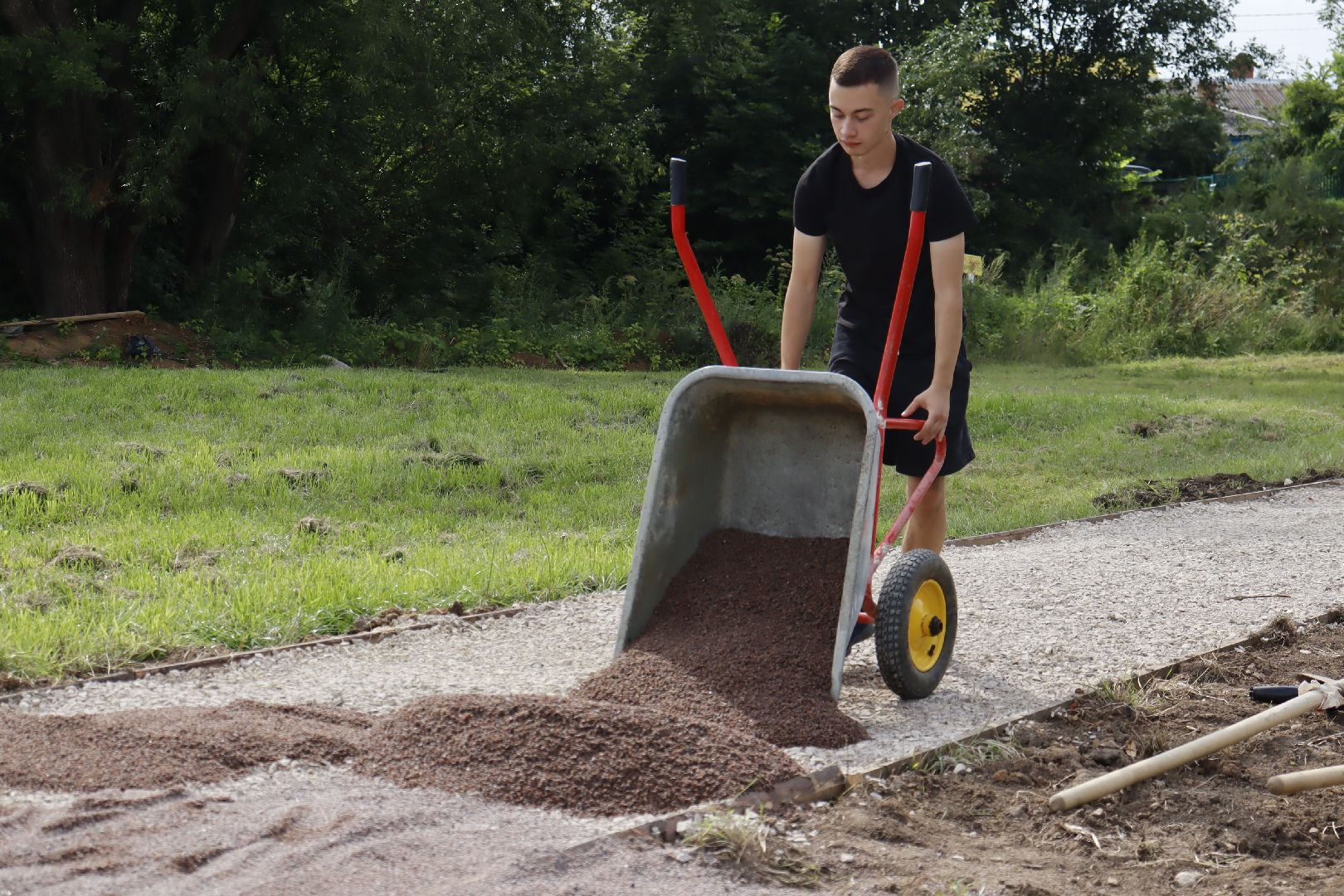 зарайск, строительство, тротуар,  благоустройство 2025,