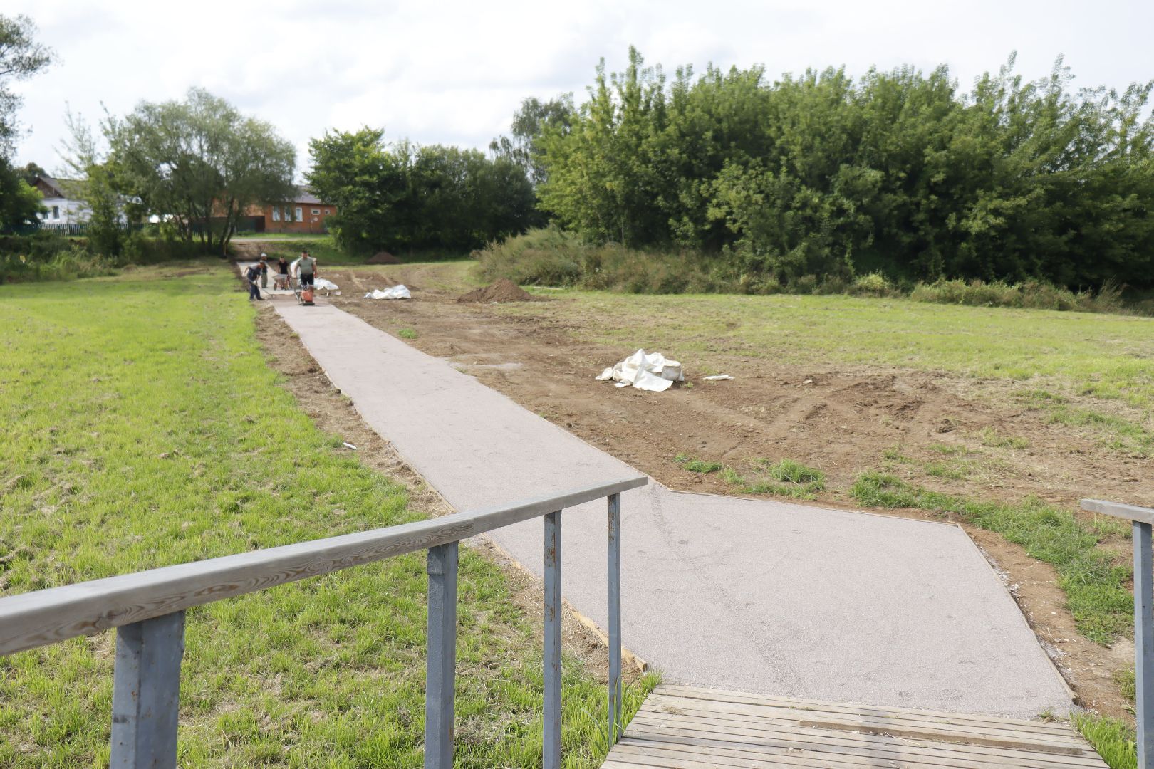 зарайск, строительство, тротуар,  благоустройство 2025,