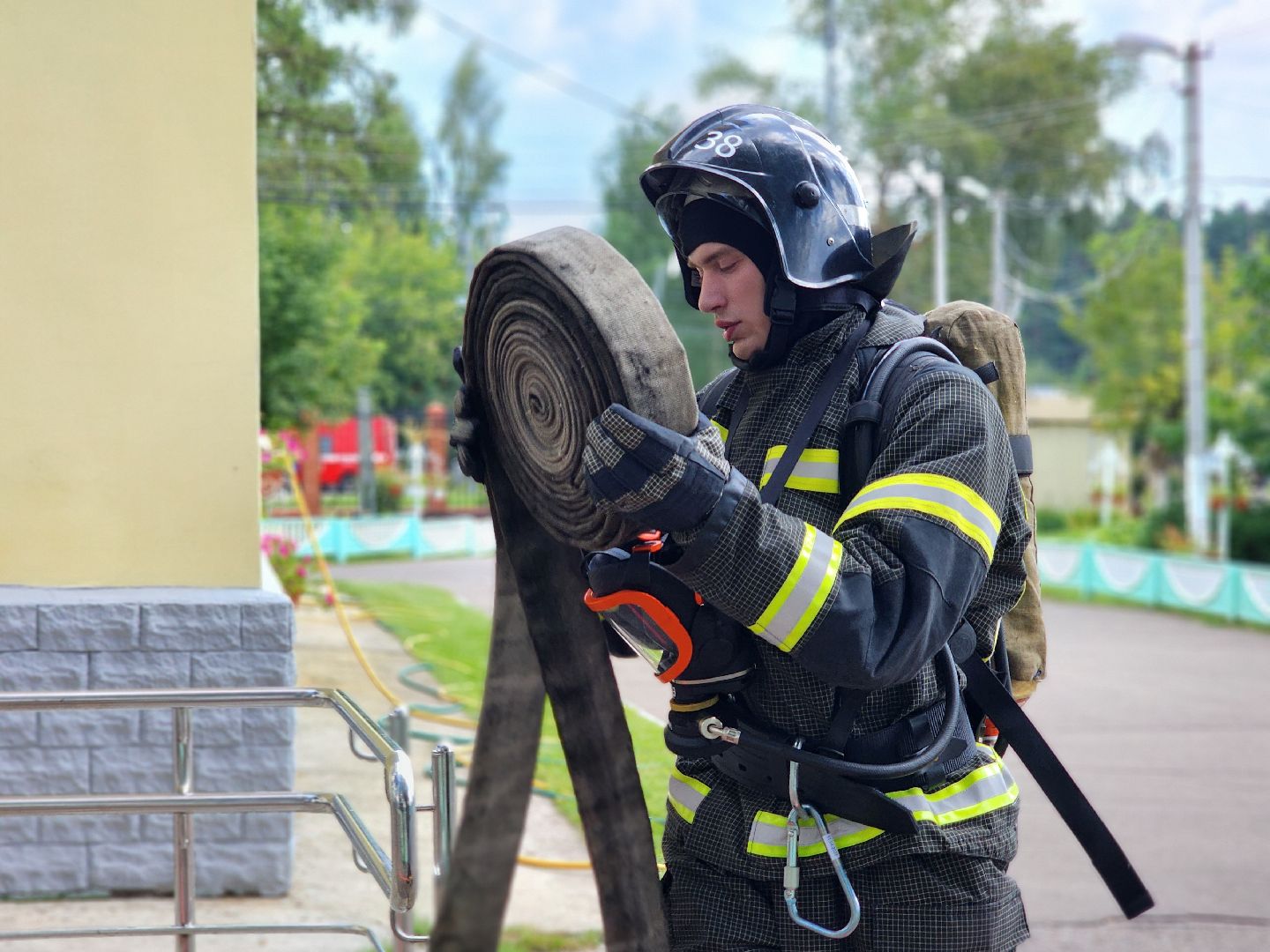 пожарно-тактические учения, мособлпожспас, учения спасателей, ногинск, богородский городской округ,