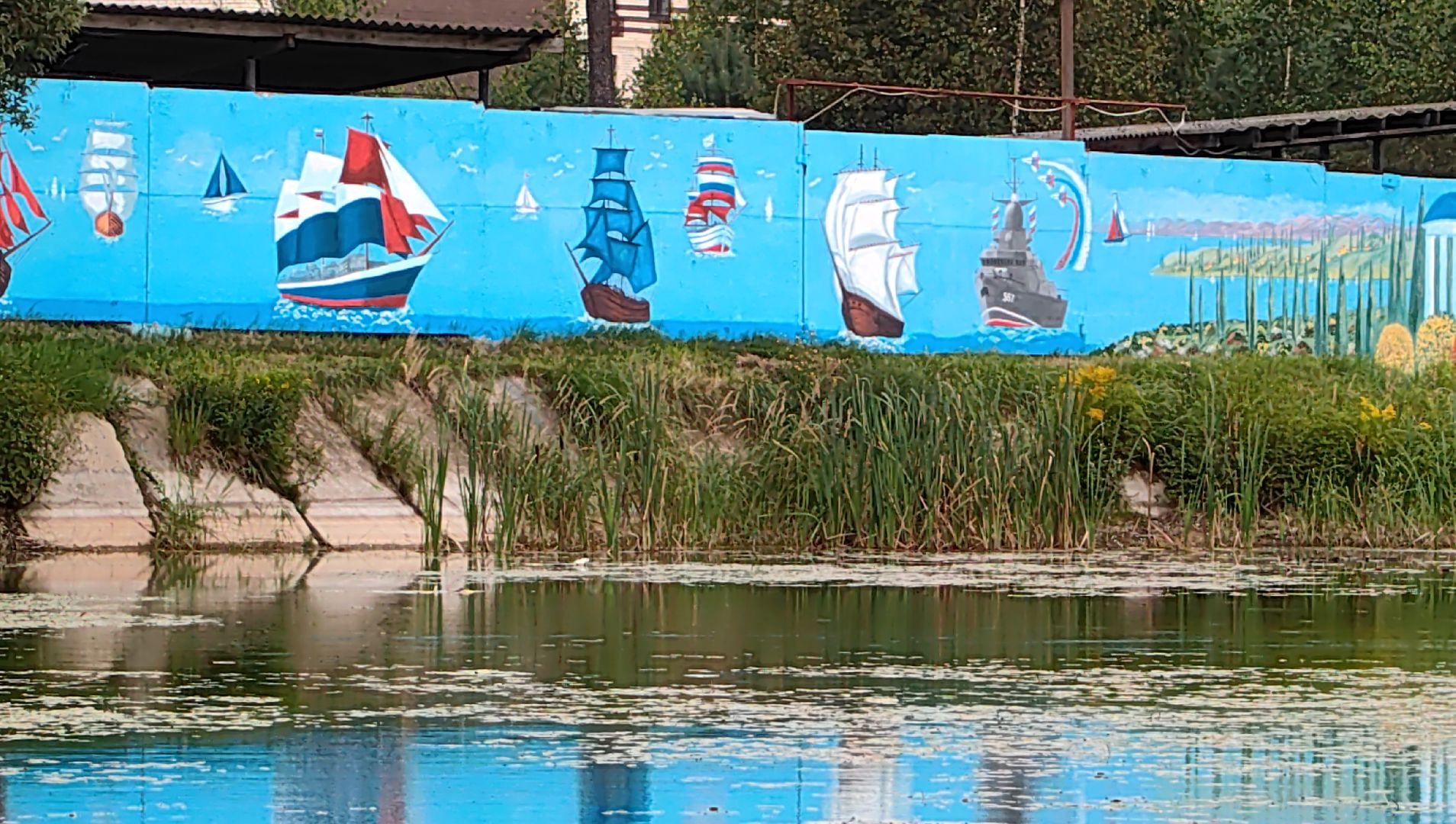 карп, пруд, водоем, активист, дом для уток, кувшинка,