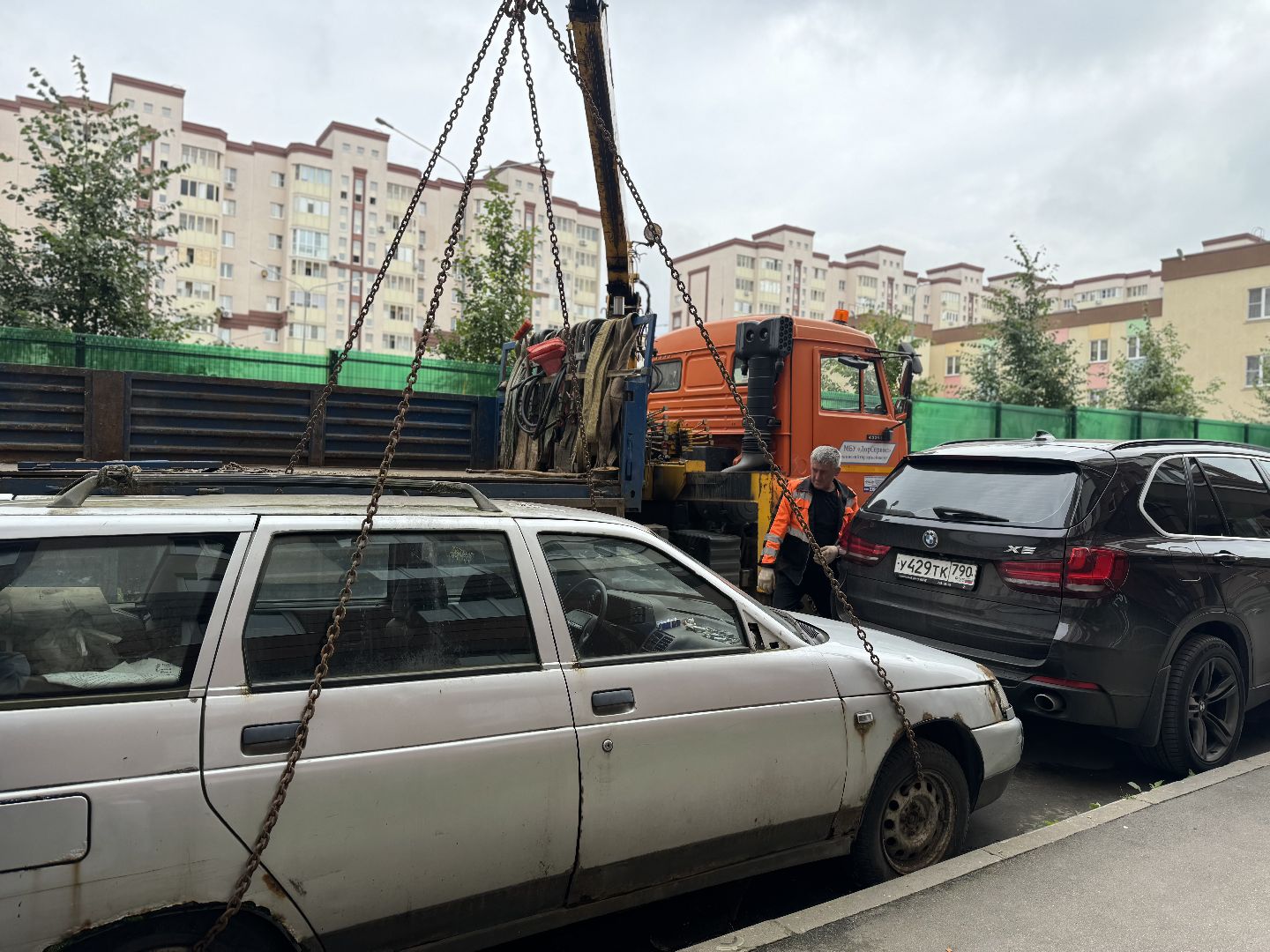 жилой комплекс государев дом, эвакуация автомобиля, ленинский городской округ, рейд,