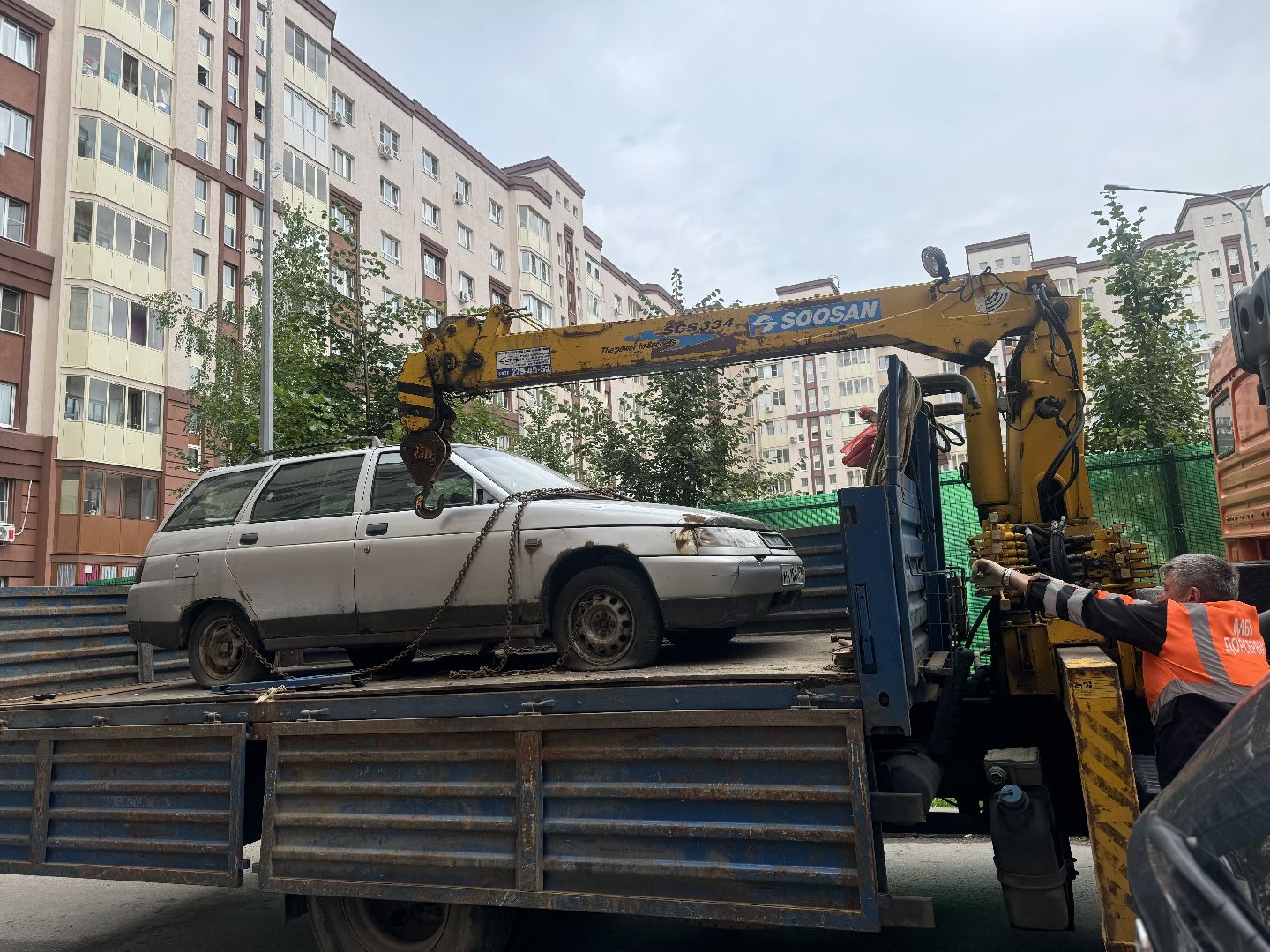 жилой комплекс государев дом, эвакуация автомобиля, ленинский городской округ, рейд,
