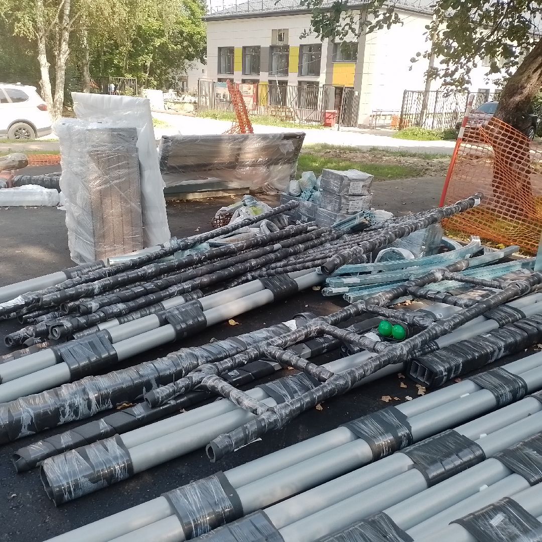 городской округ восход, благоустройство, новая детская площадка,спортивная площадка, воркаут-площадка,