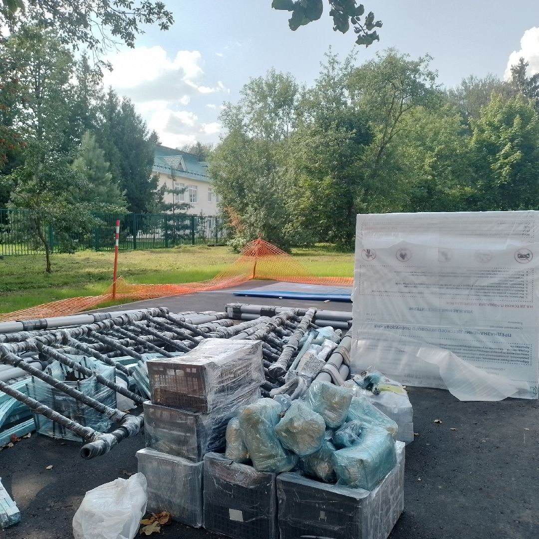 городской округ восход, благоустройство, новая детская площадка,спортивная площадка, воркаут-площадка,