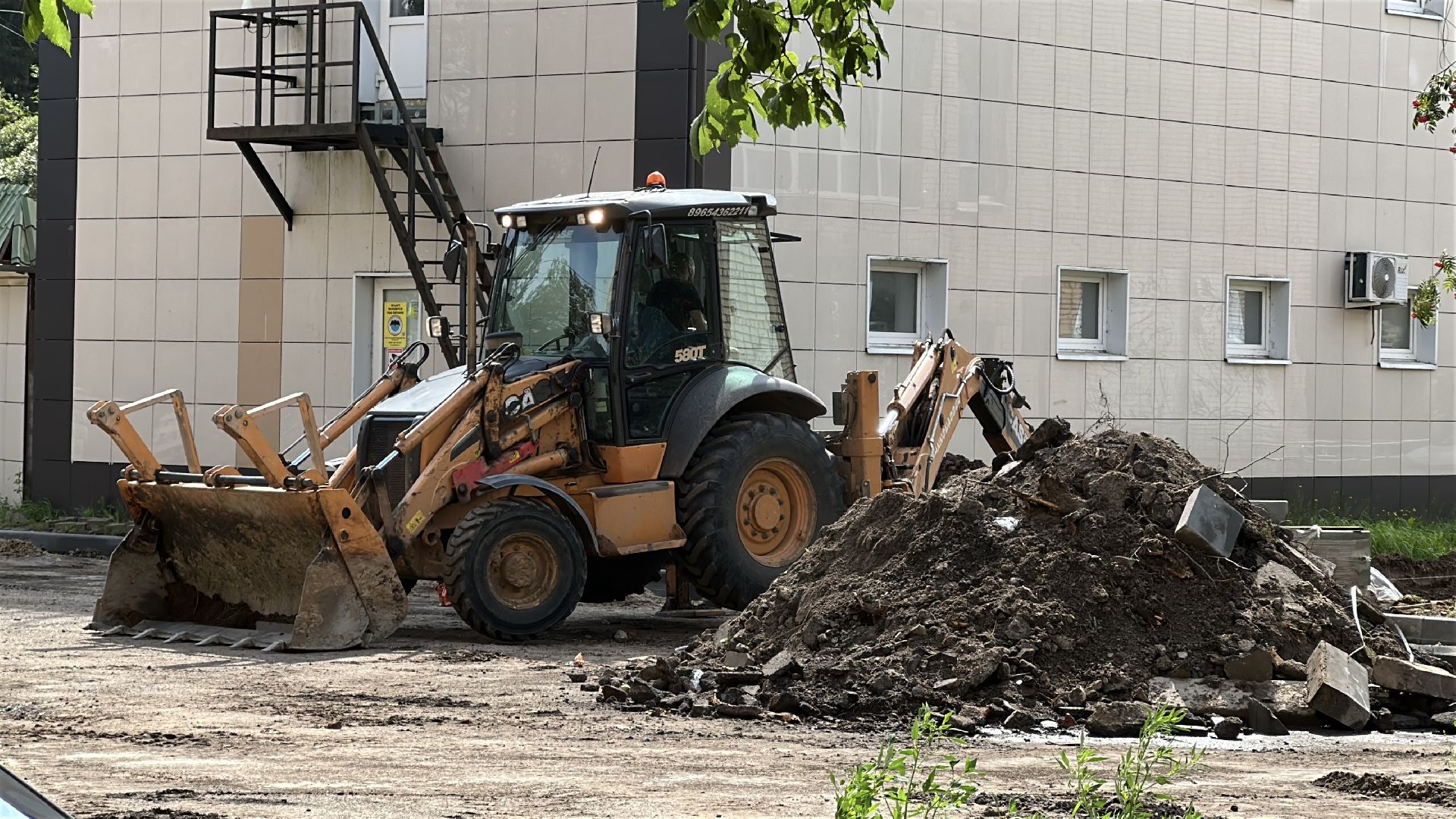 благоустройство, благоустройство двора, красноармейск, пушкинский городской округ, бордюрный камень, асфальтирование дворов,