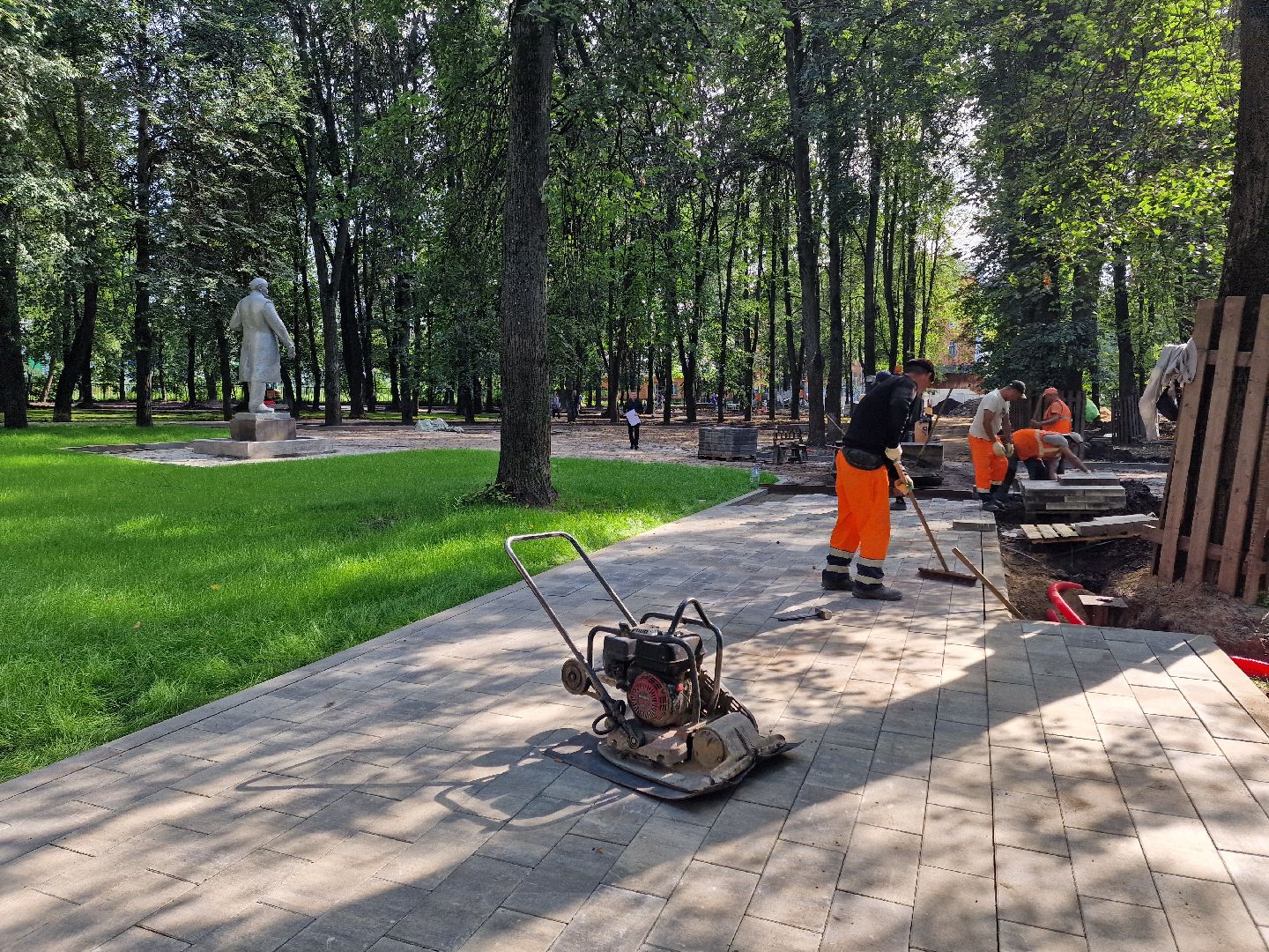 сквер на крупешина в балашихе, балашиха, благоустройство,