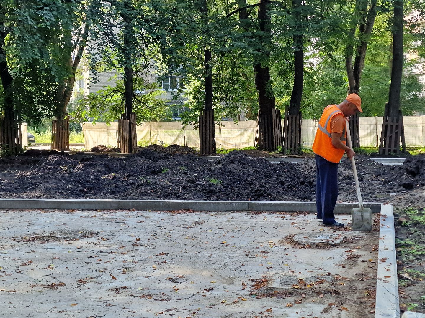 сквер на крупешина в балашихе, балашиха, благоустройство,