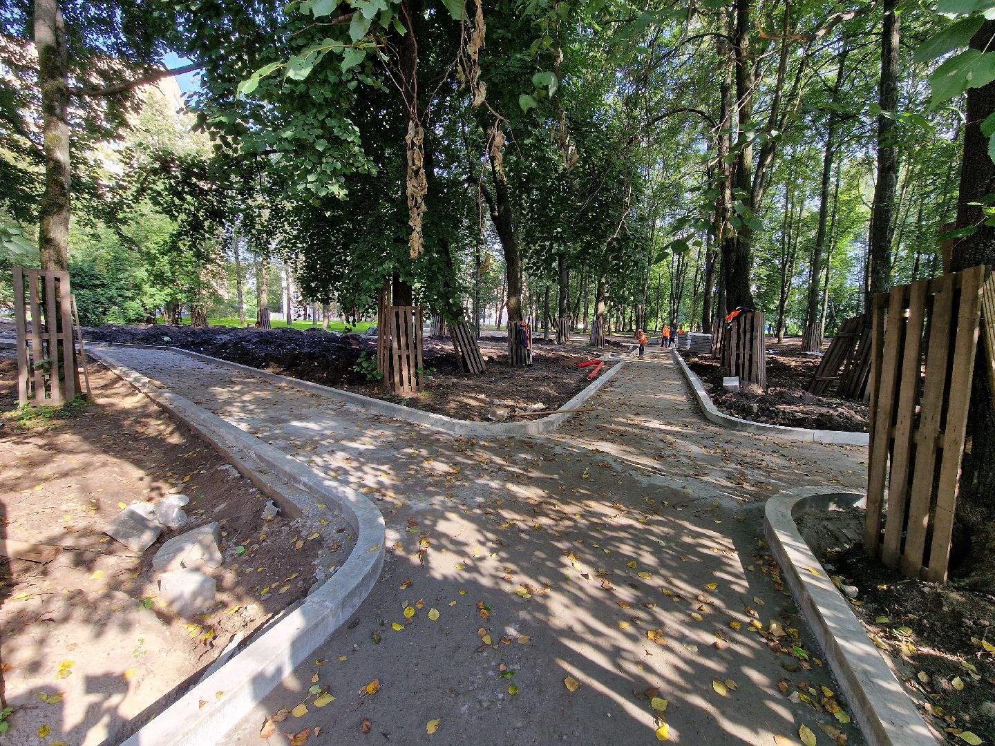 сквер на крупешина в балашихе, балашиха, благоустройство,