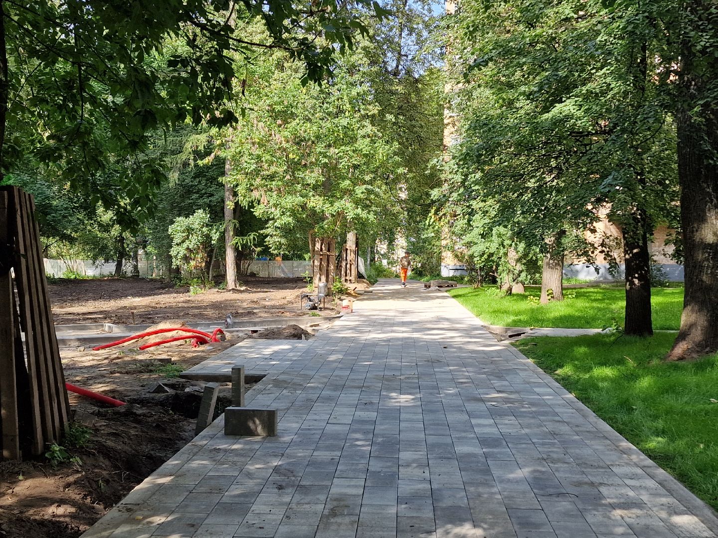 сквер на крупешина в балашихе, балашиха, благоустройство,