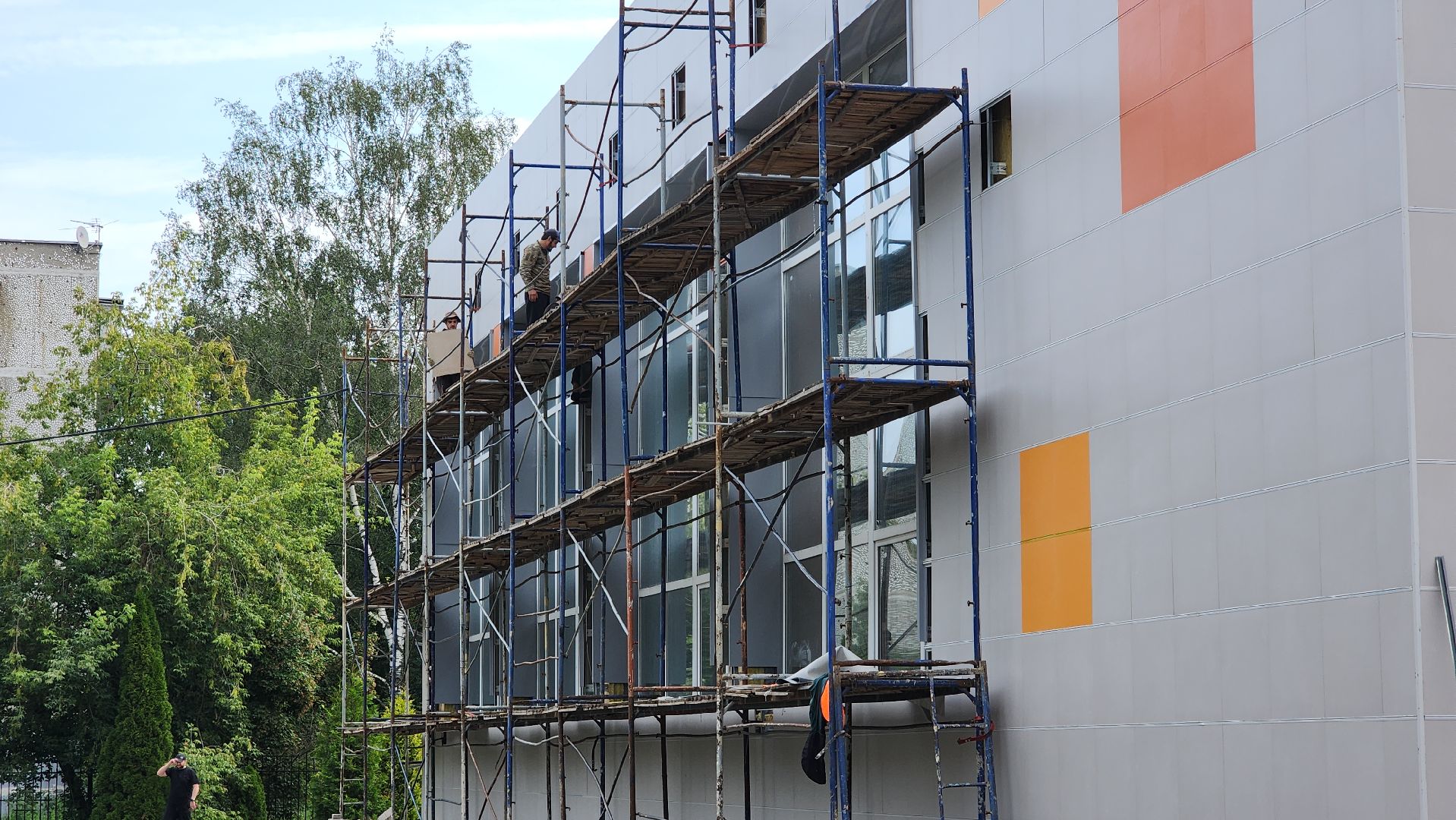 строительство, капремонт, школа, капремонт школы, лосино-петровский,