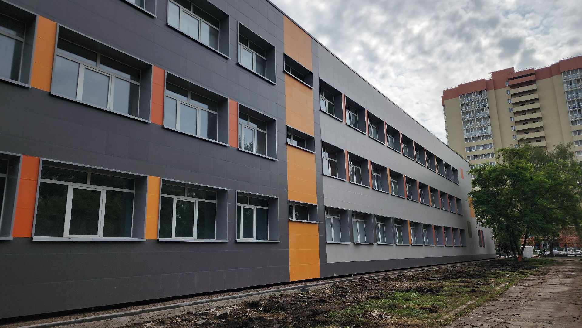 строительство, капремонт, школа, капремонт школы, лосино-петровский,