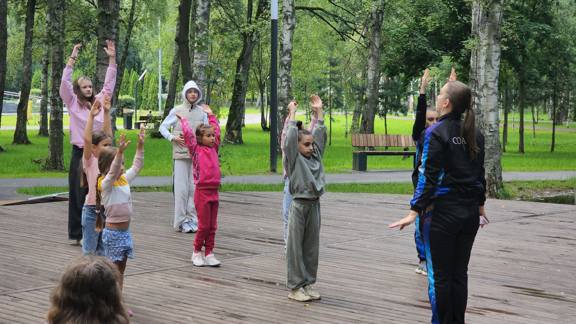 художественная гимнастика, Лобня , Спорт, Центральный парк,