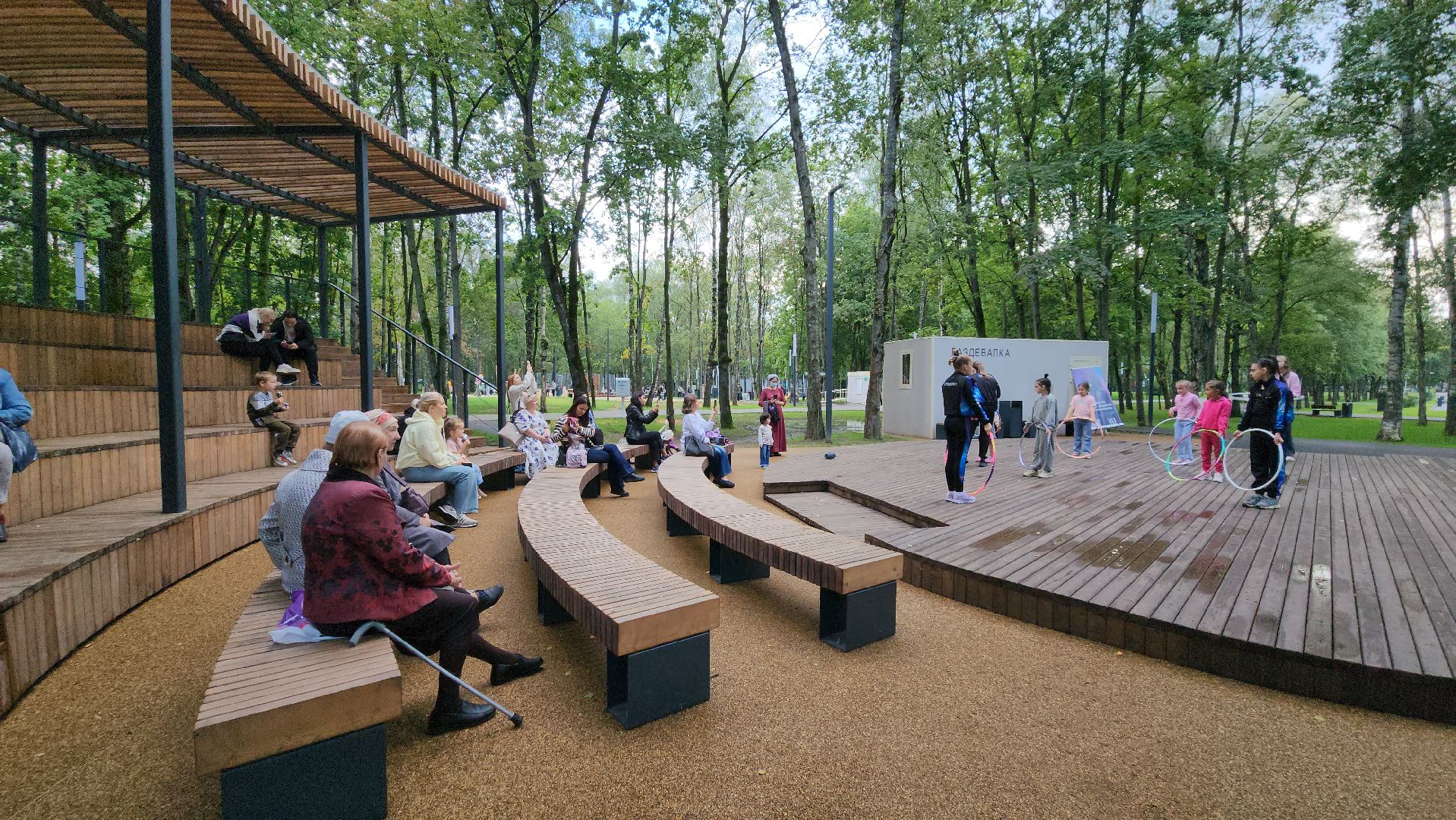 художественная гимнастика, Лобня , Спорт, Центральный парк,