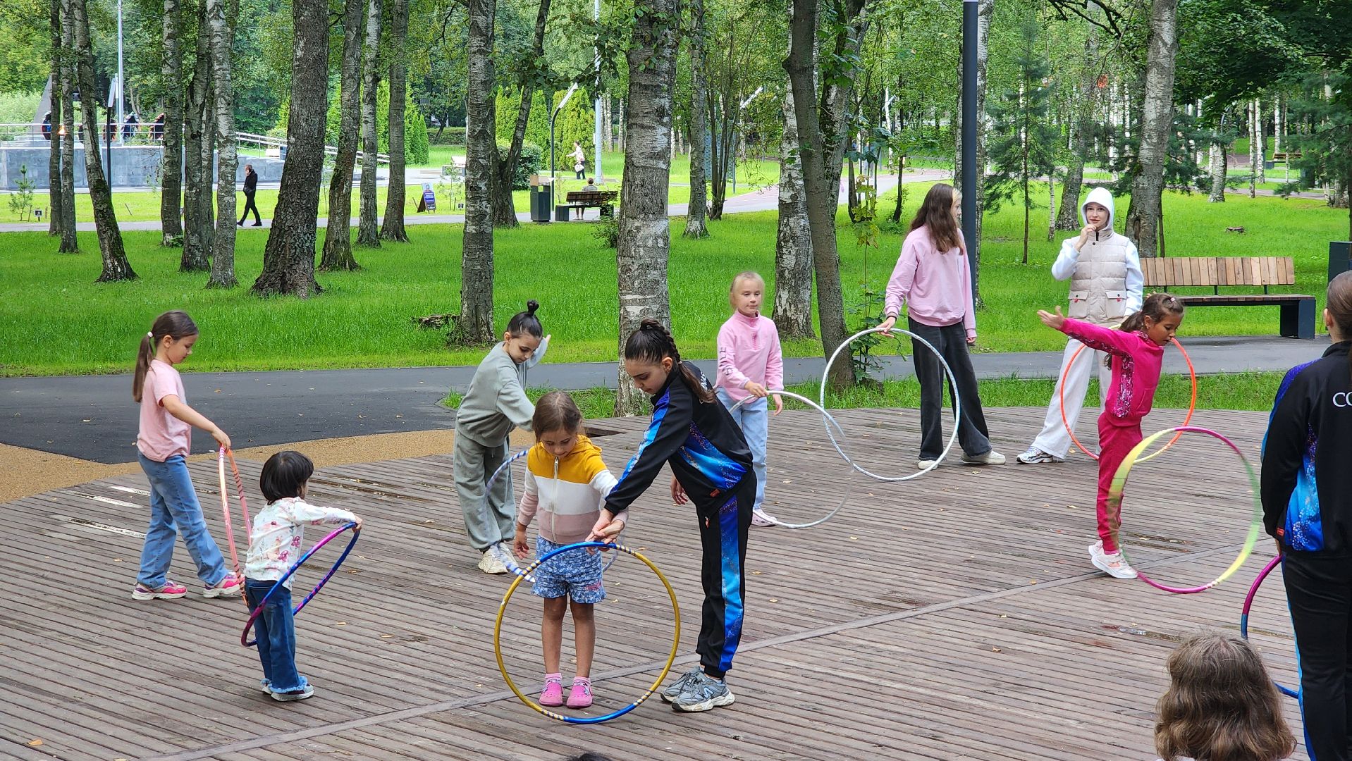 художественная гимнастика, Лобня , Спорт, Центральный парк,