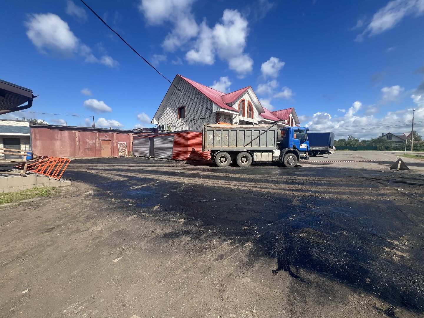 Запрудня, ремонт дорог, талдомский городской округ,
