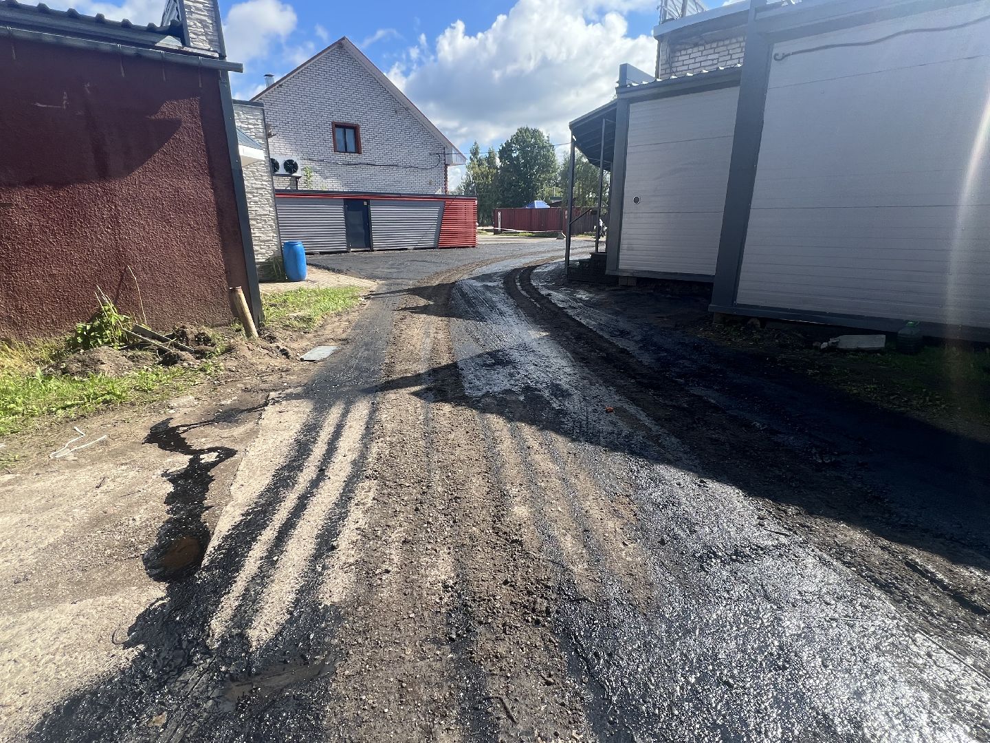 Запрудня, ремонт дорог, талдомский городской округ,