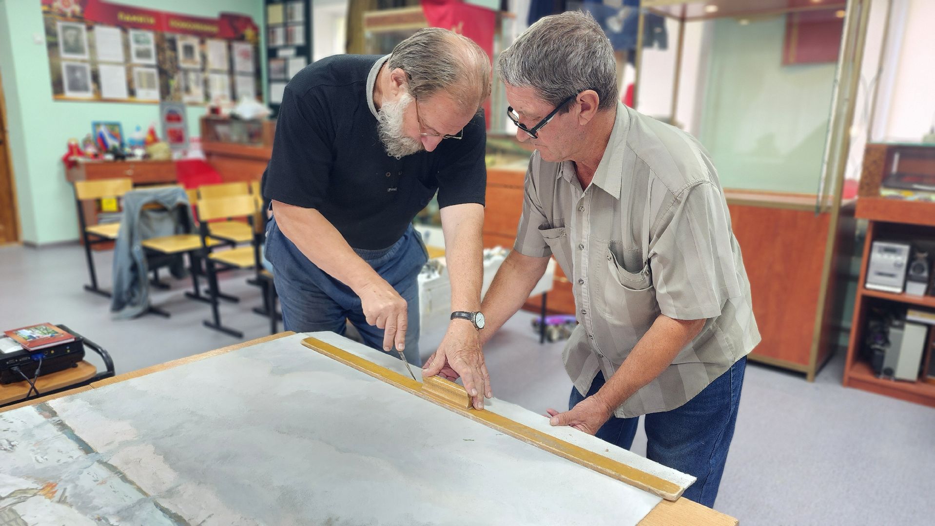 волоколамск, диорама, школьный музей,