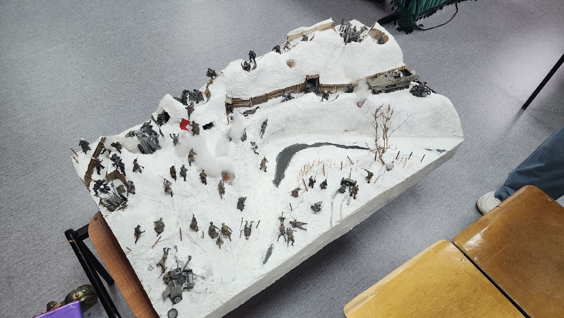 волоколамск, диорама, школьный музей,