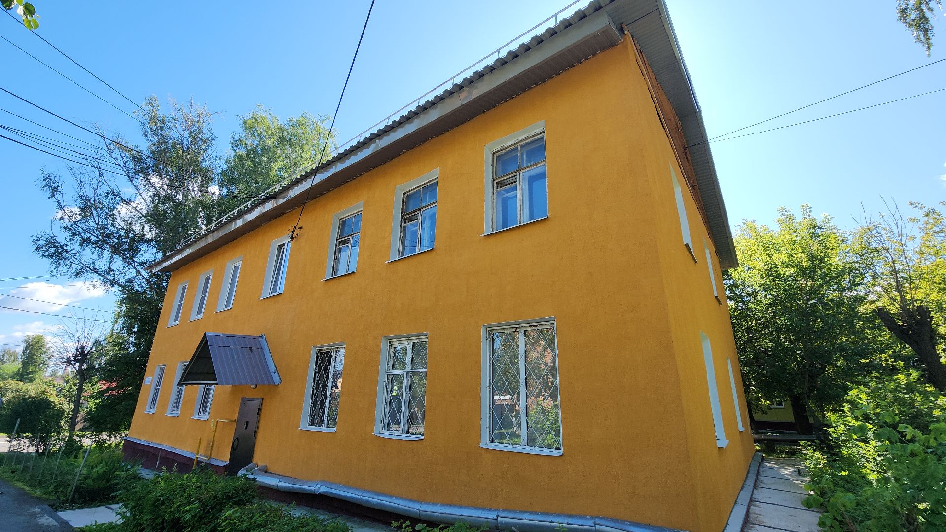 серпухов, подмосковье, ремонт фасада дома, улица калинина,