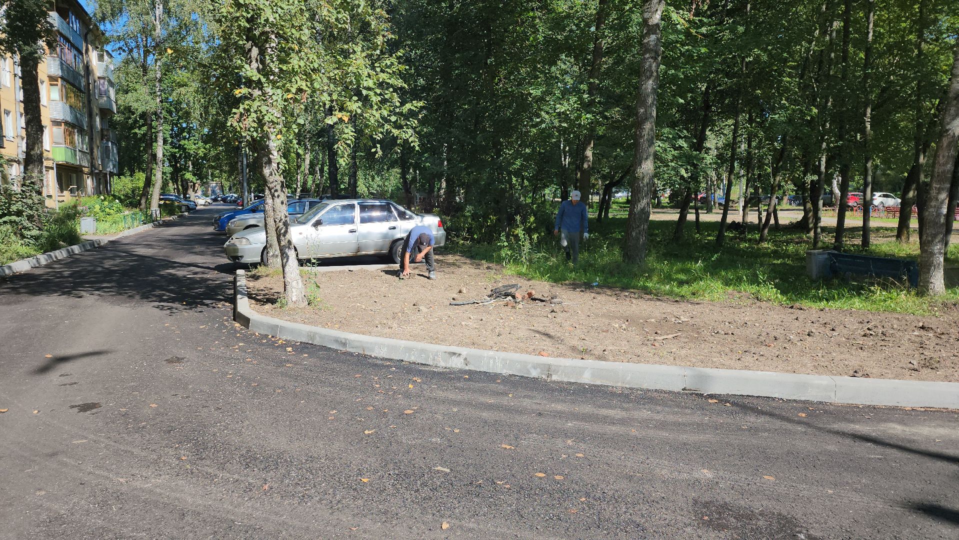 серпухов, подмосковье, благоустройство двора, большевик, улица ленина,