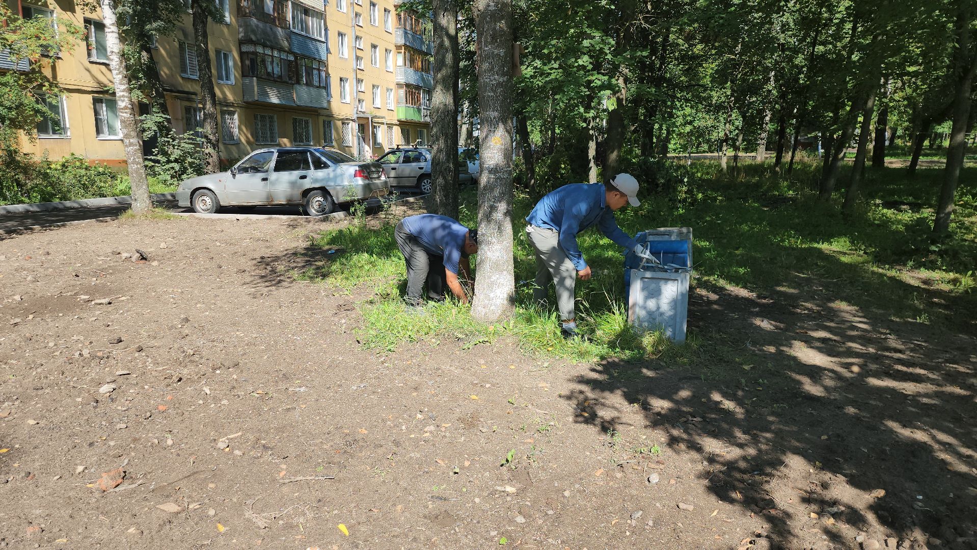 серпухов, подмосковье, благоустройство двора, большевик, улица ленина,