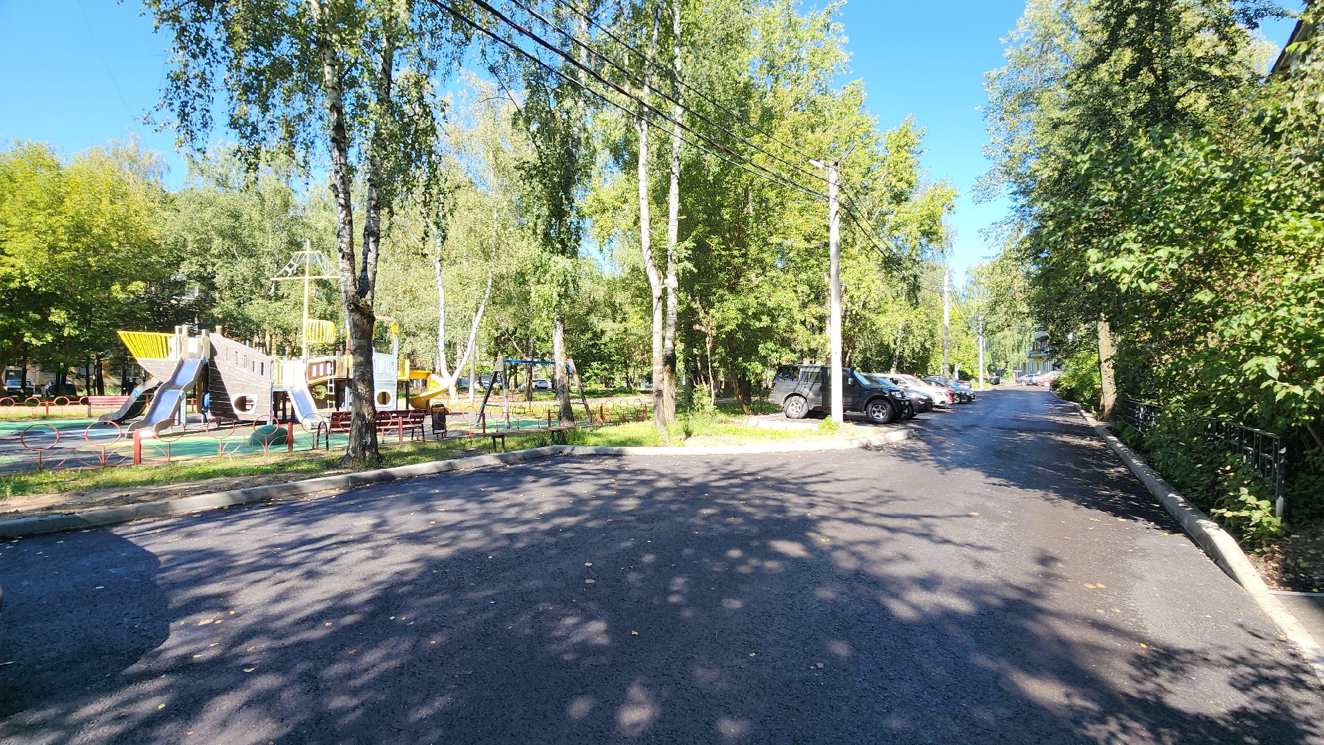 серпухов, подмосковье, благоустройство двора, большевик, улица ленина,