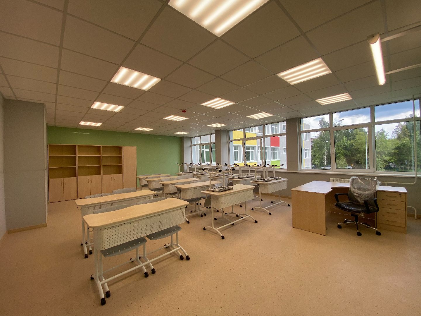 фрязино, капитальный  ремонт, гимназия, ремонт школы,