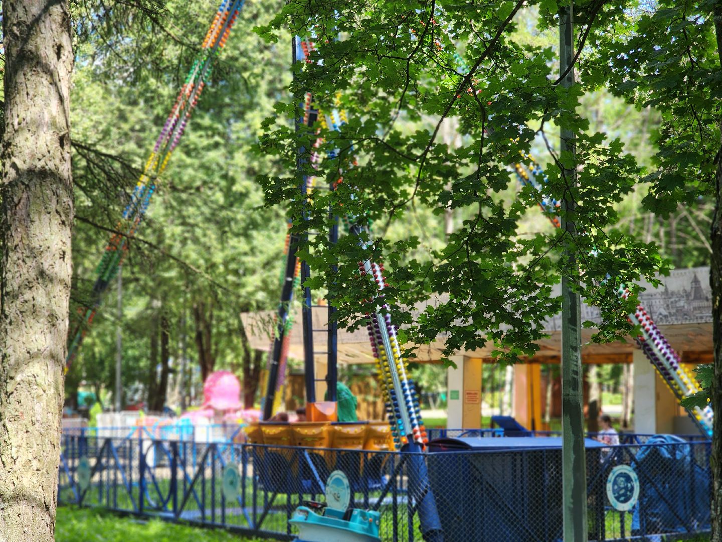 королёв, центральный городской парк , парк аттракционов в королеве, нло,
