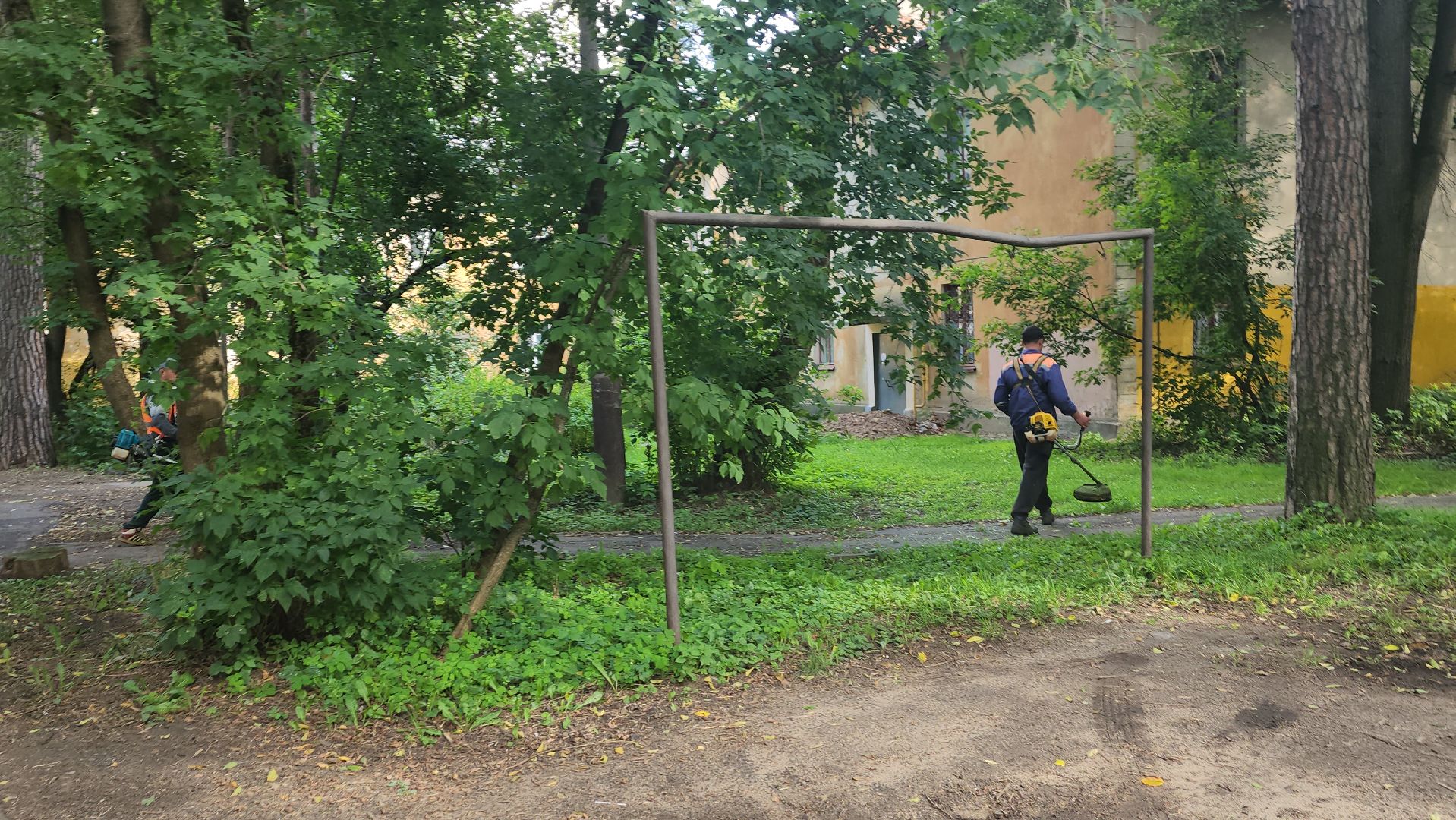 вертикалки, пушкино, благоустройство, покос травы, уборка мусора, обрезка кустарника,дворы,уход за растениями,