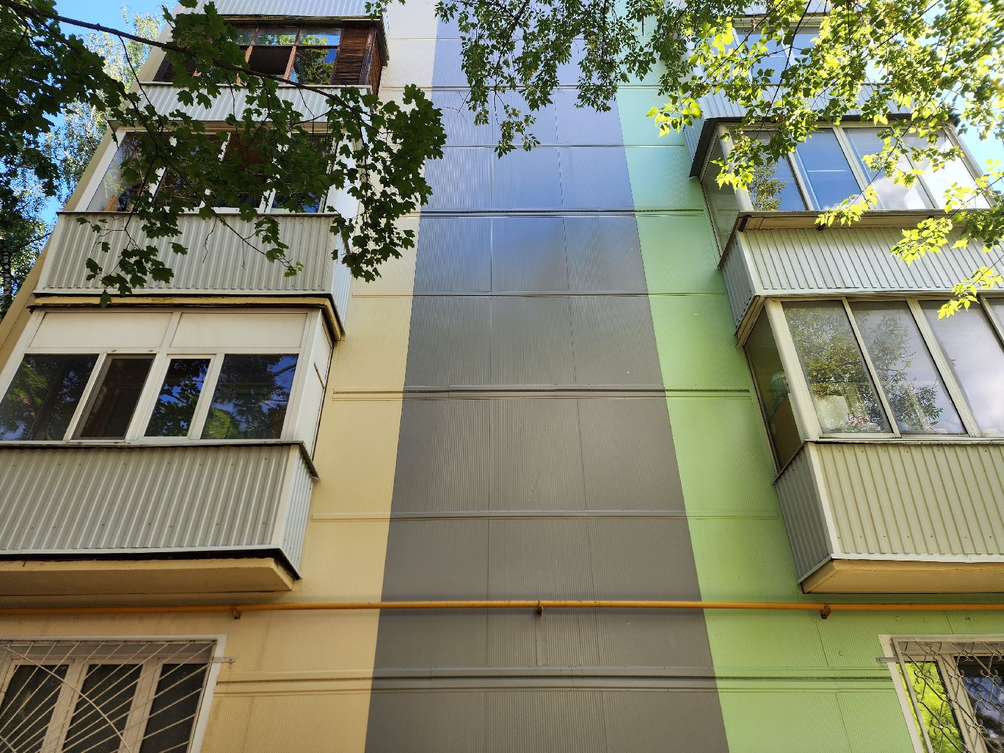 королёв, благоустройство, ремонт фасада дома 41 на Пионерской ,