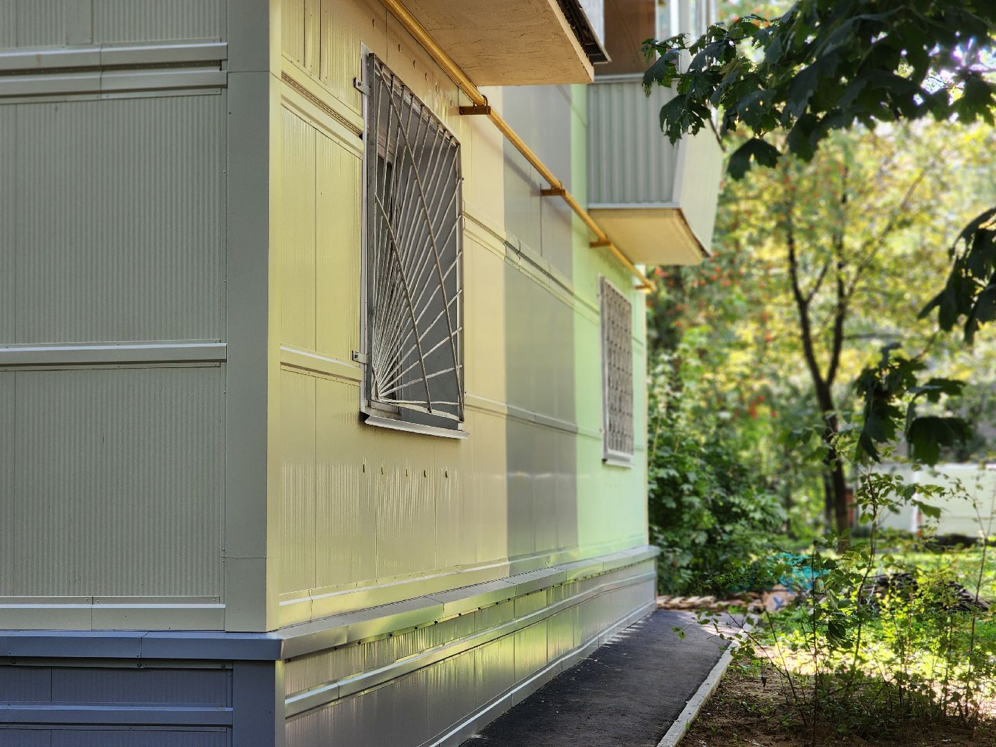 королёв, благоустройство, ремонт фасада дома 41 на Пионерской ,