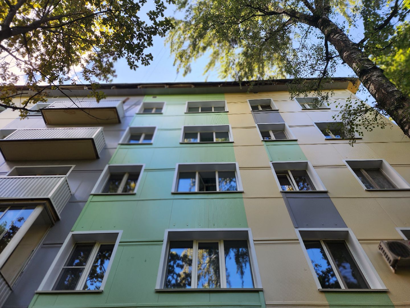 королёв, благоустройство, ремонт фасада дома 41 на Пионерской ,