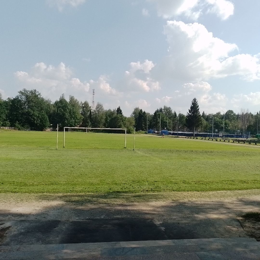 городской округ восход, благоустройство, газон, футбольное поле,