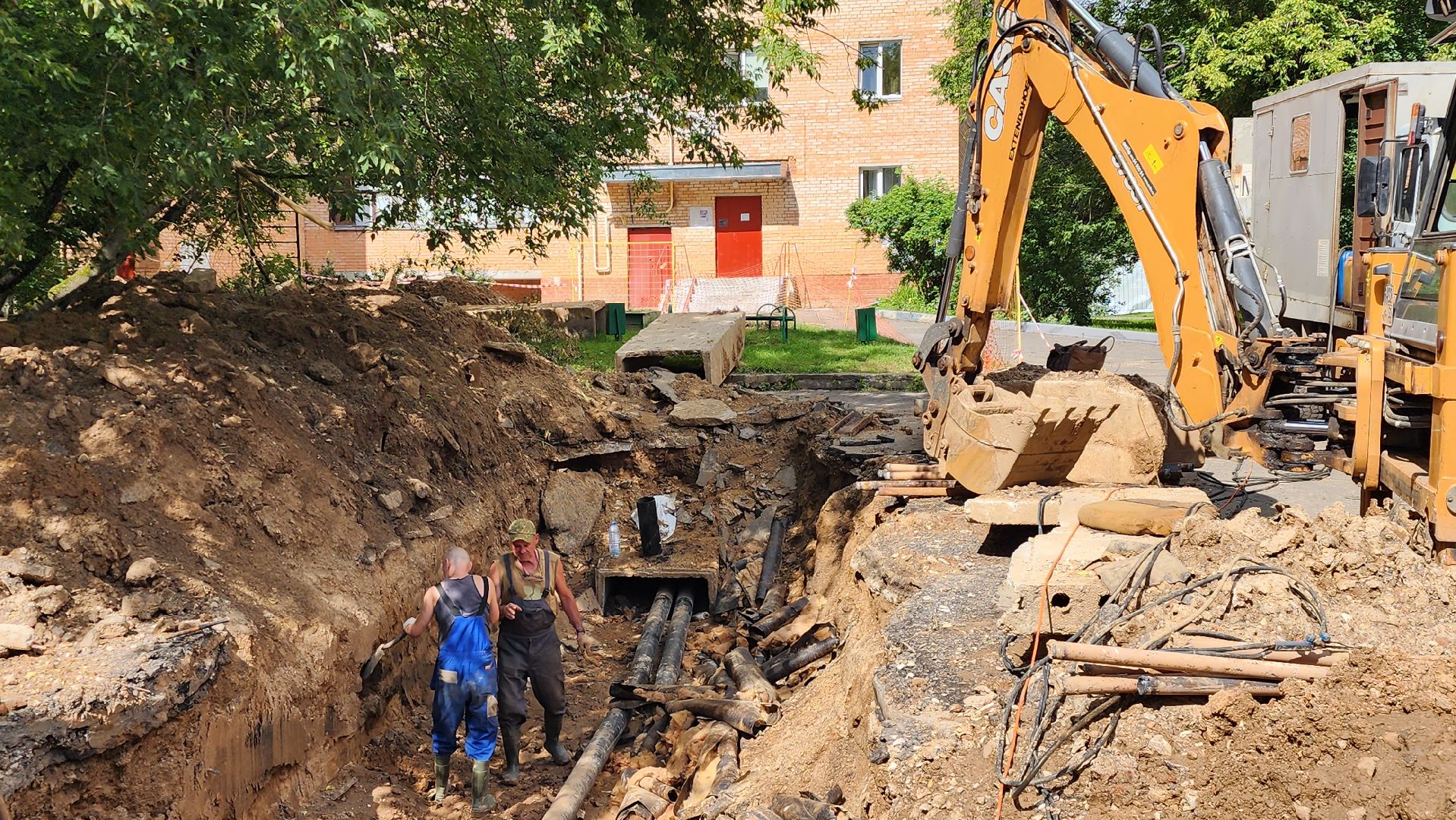 ремонт теплосетей, истра, жкх,