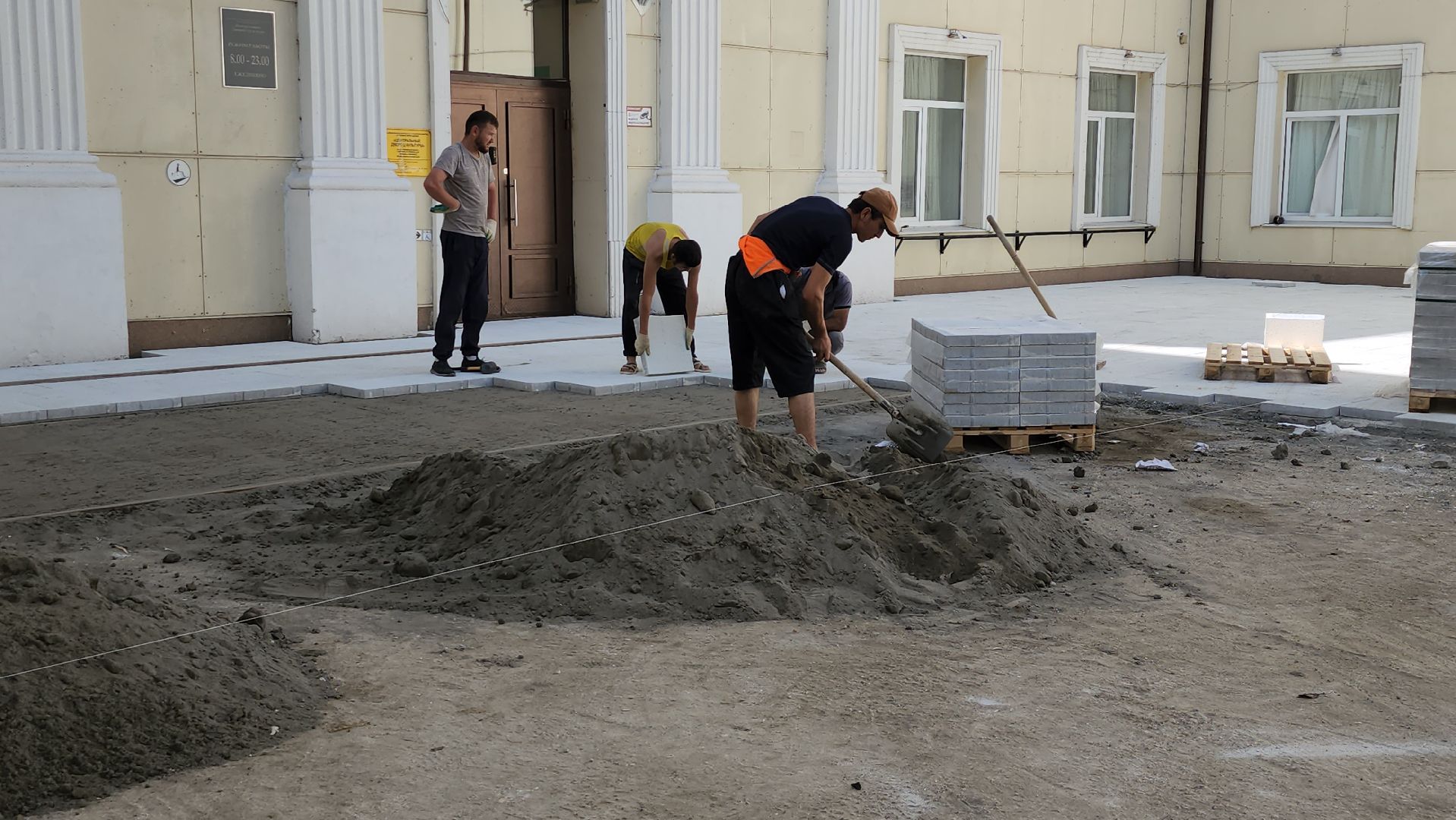 щёлково, Обновление крыльца, Замена плитки,