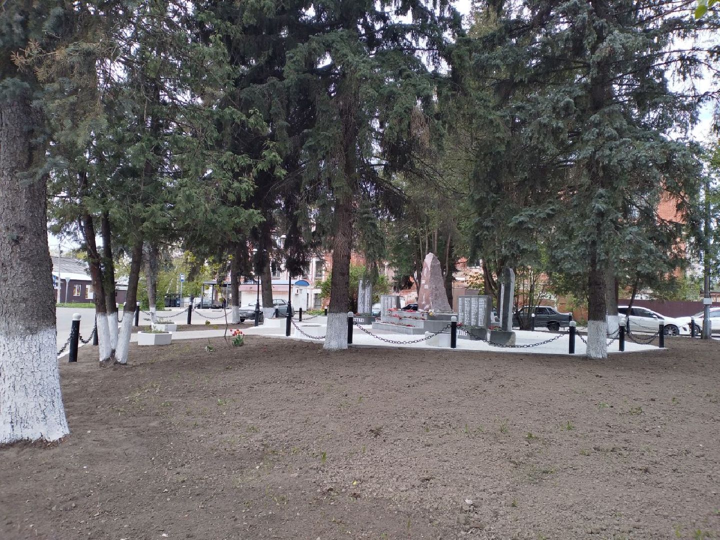 благоустройство, памятник ВОВ, Лосино-Петровский