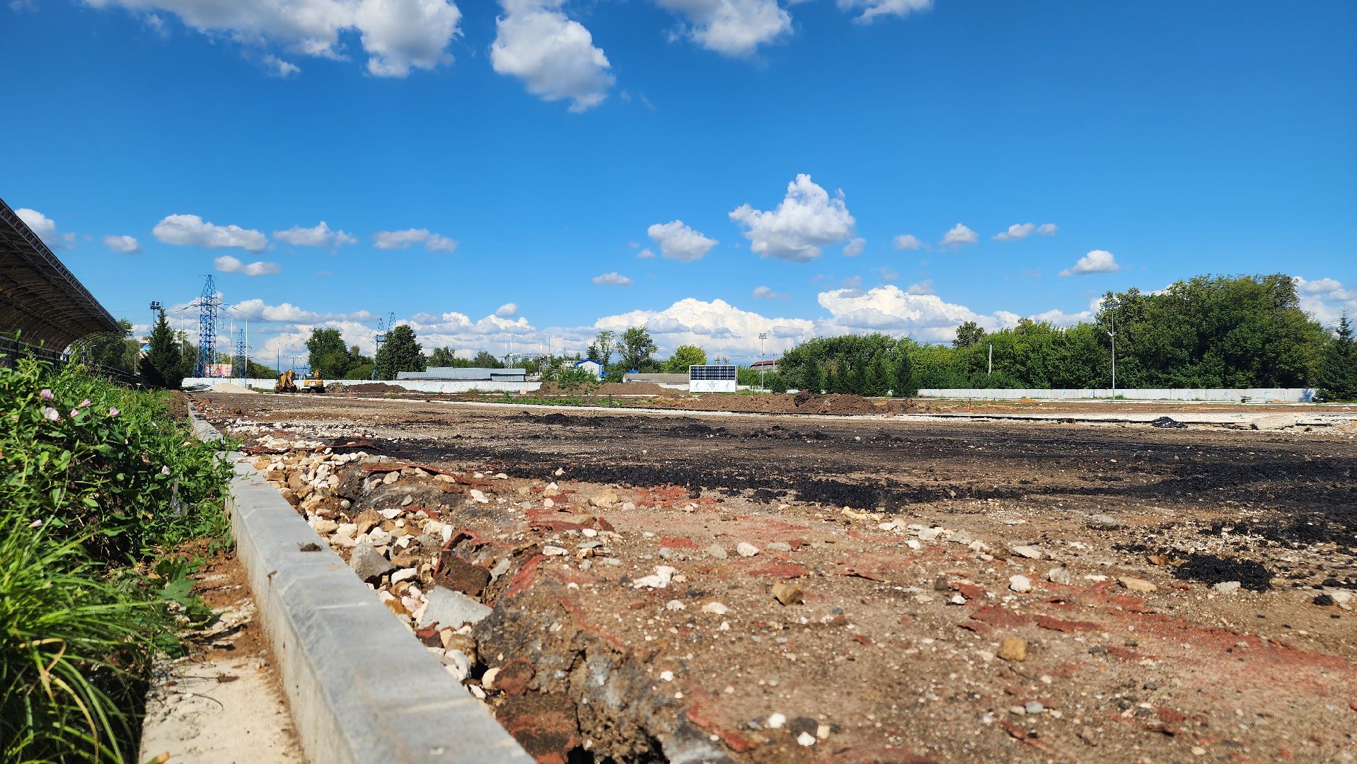 Зарайск, стадион в зарайске, Обновление стадиона, Строительство,