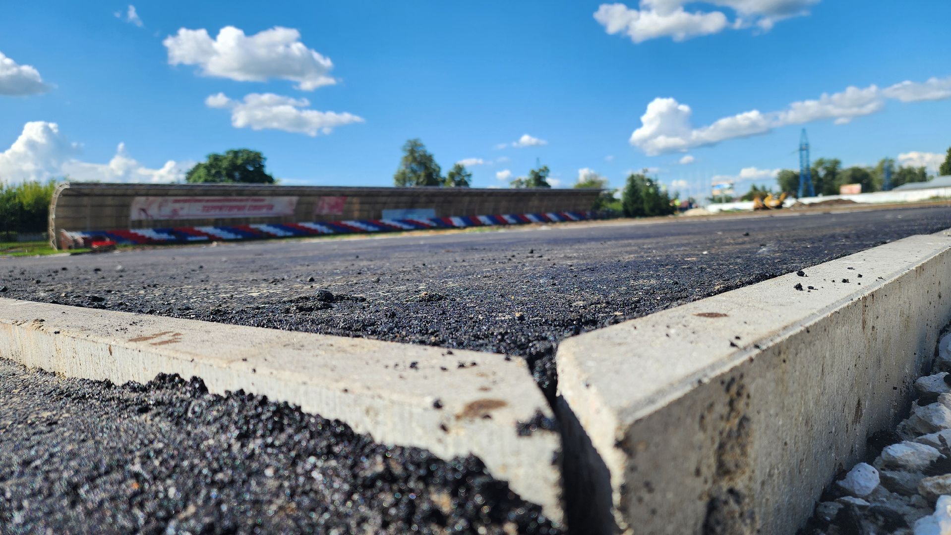 Зарайск, стадион в зарайске, Обновление стадиона, Строительство,