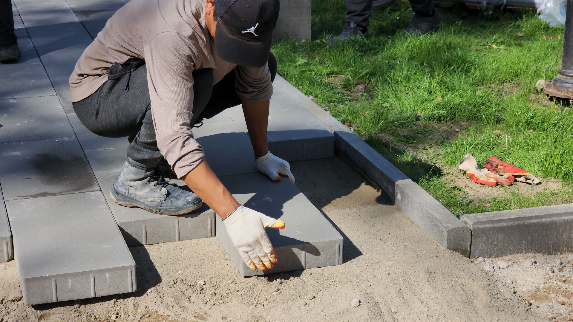 щёлково, замена плитки, Обновление пушкинской площади,