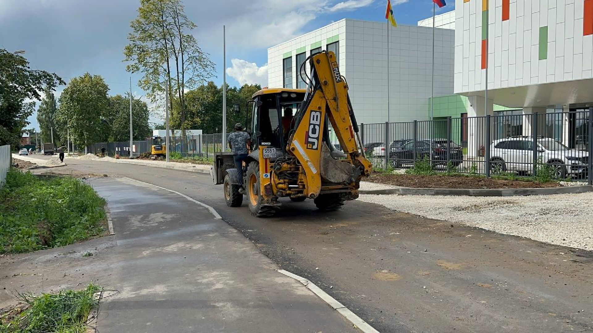 благоустойство, домодедово, новая школа,