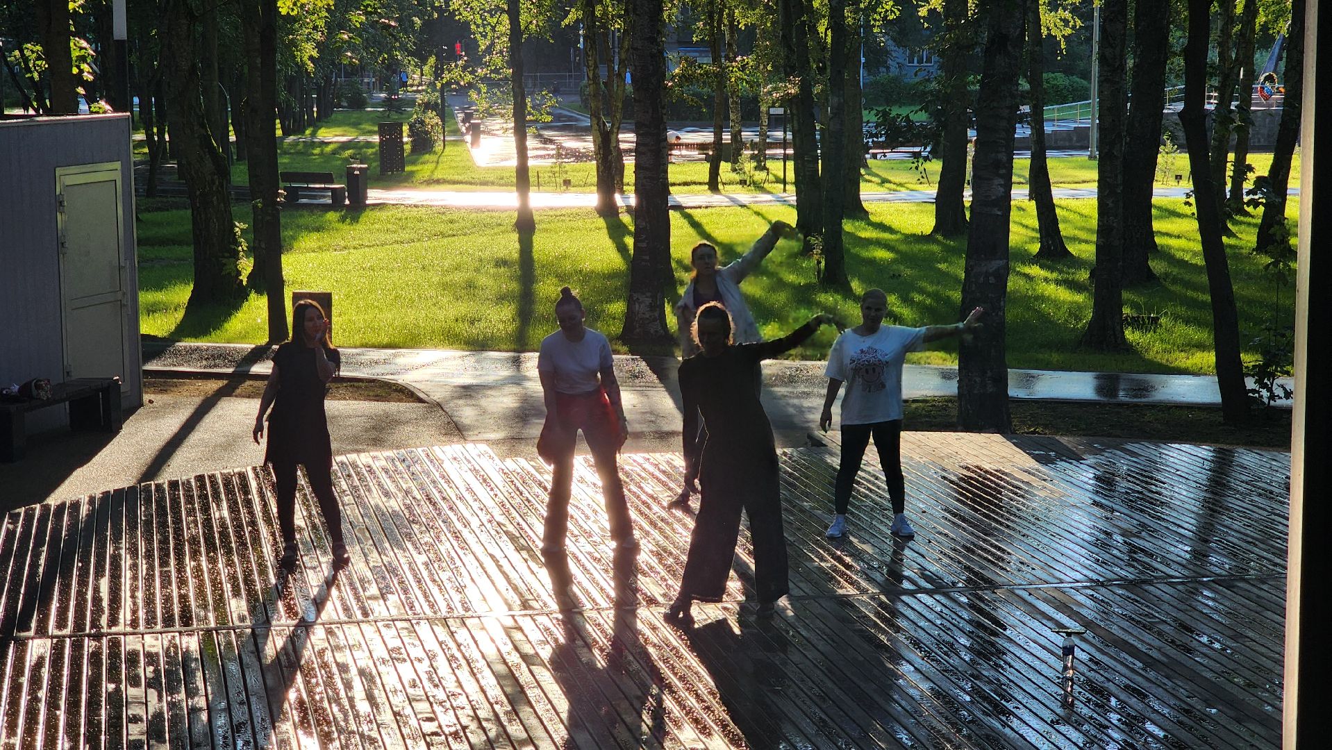 Танцы, Раскрытие женственности , Лобня, Парк, танцы в парке,