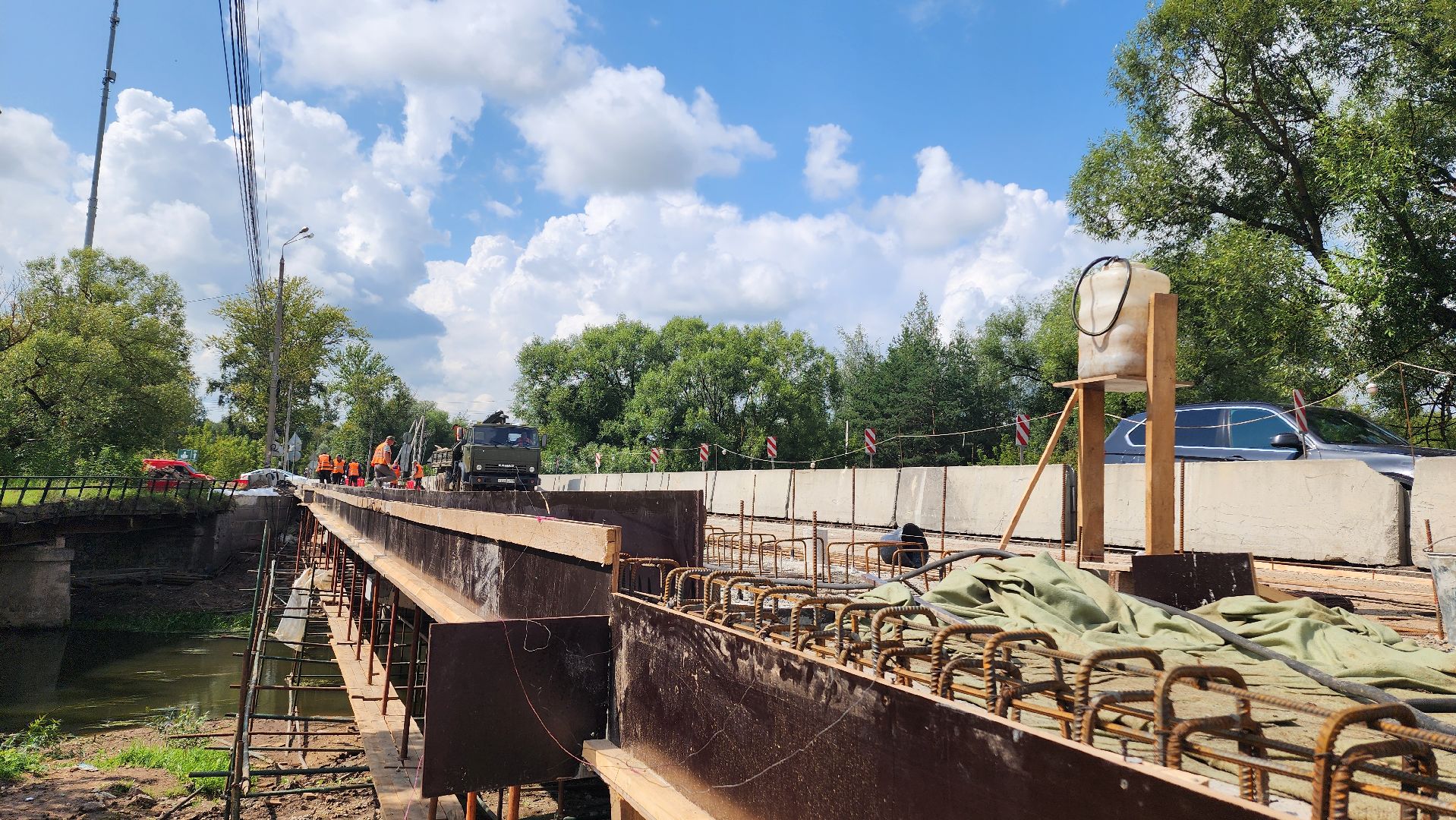 капитальный ремонт, капремонт, мост, рожайка, домодедово, подмосковье ,благоустройство,