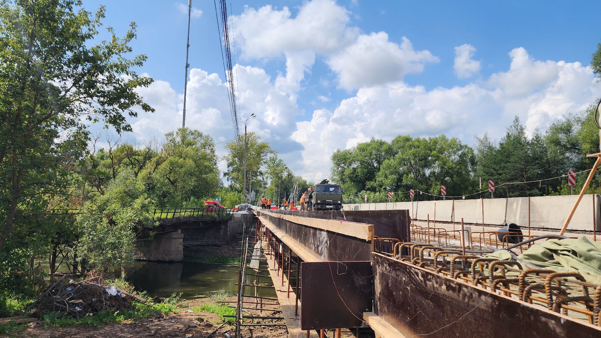 капитальный ремонт, капремонт, мост, рожайка, домодедово, подмосковье ,благоустройство,