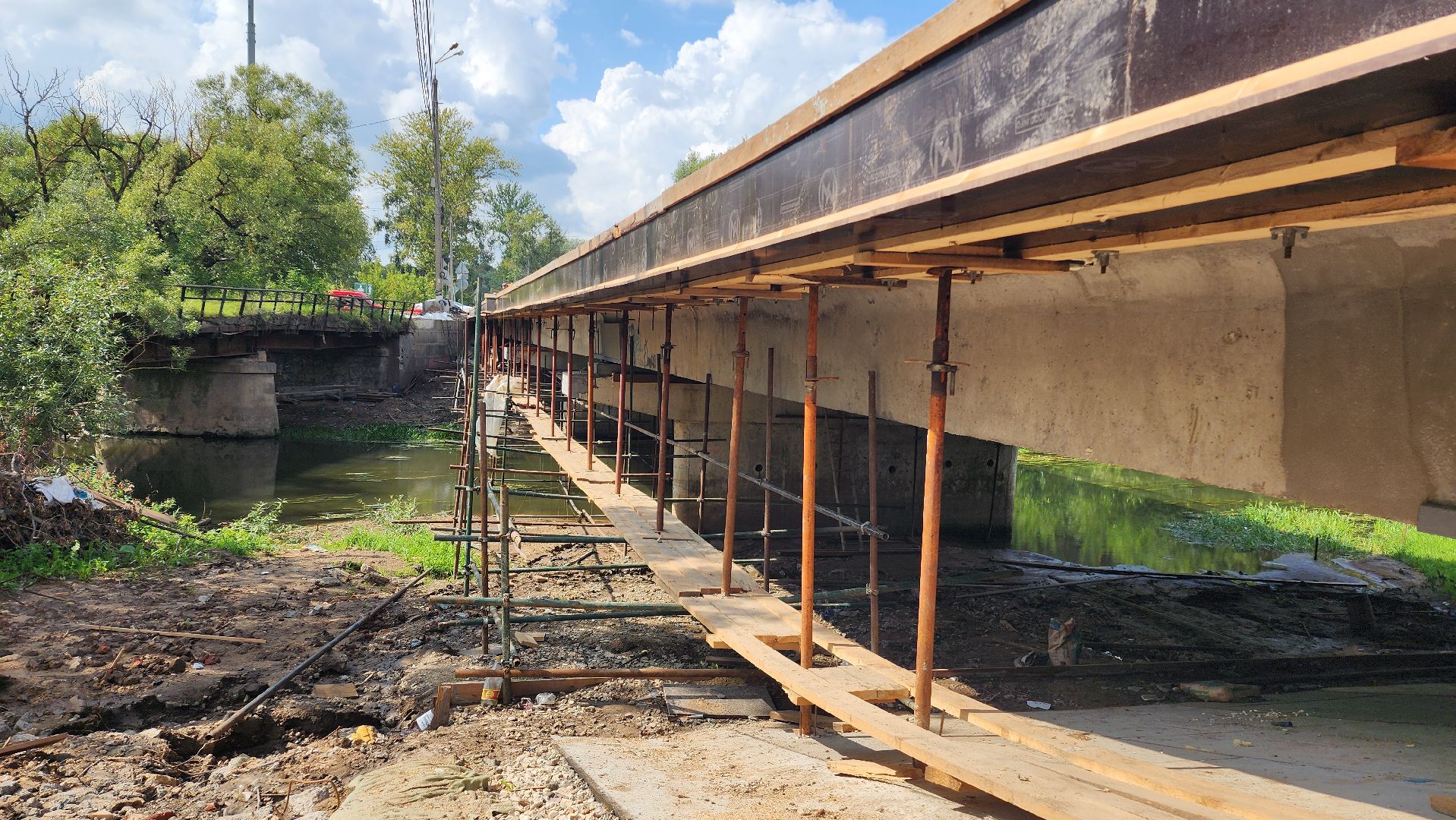 капитальный ремонт, капремонт, мост, рожайка, домодедово, подмосковье ,благоустройство,