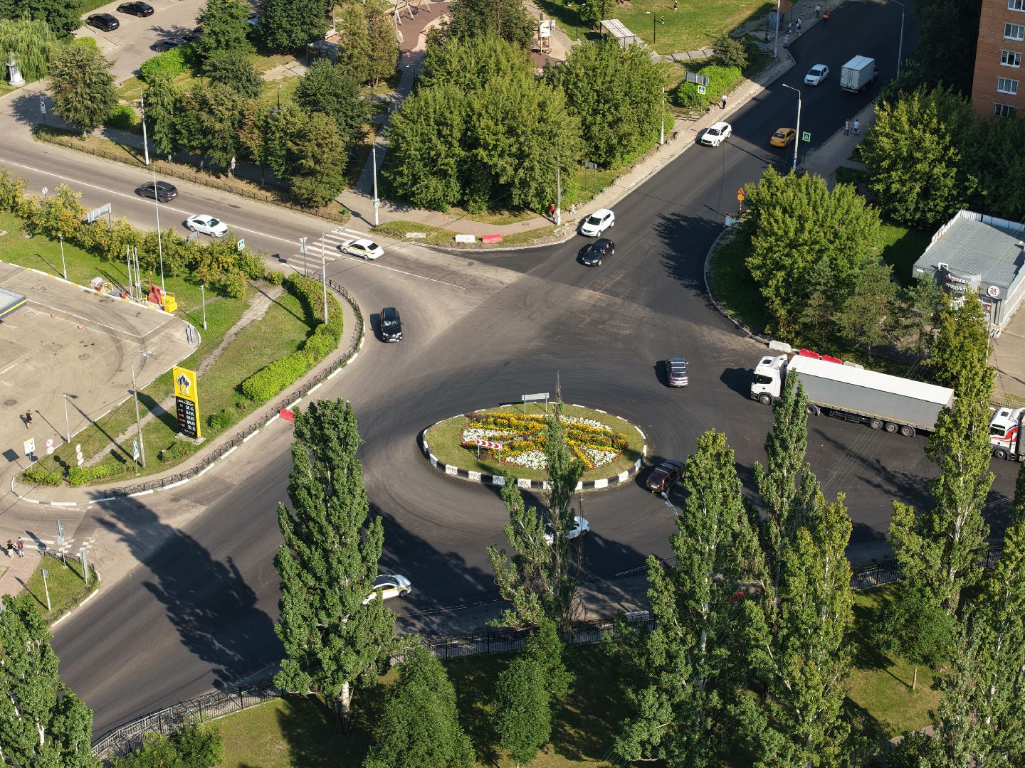 видео с коптера, ремонт дороги орехово-зуево, ремонт А-108,