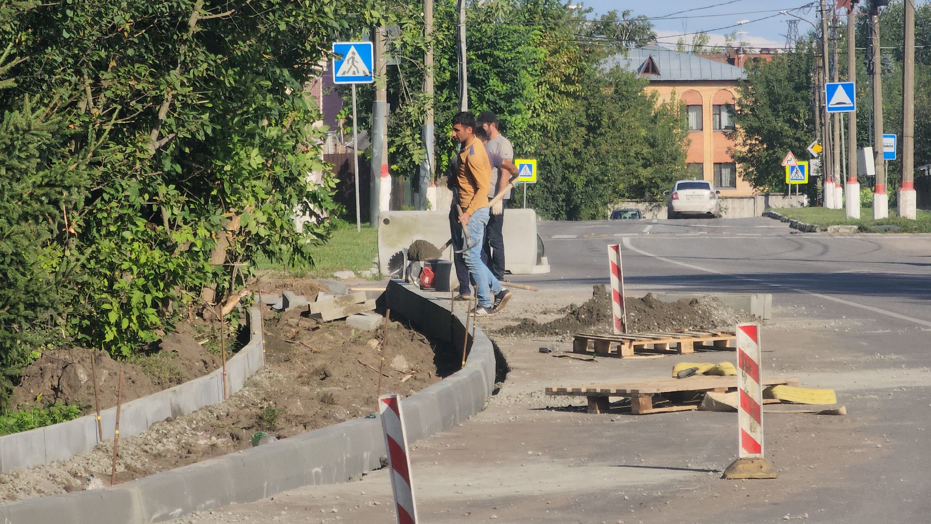 элеватор, Благоустройство , Тротуары ,